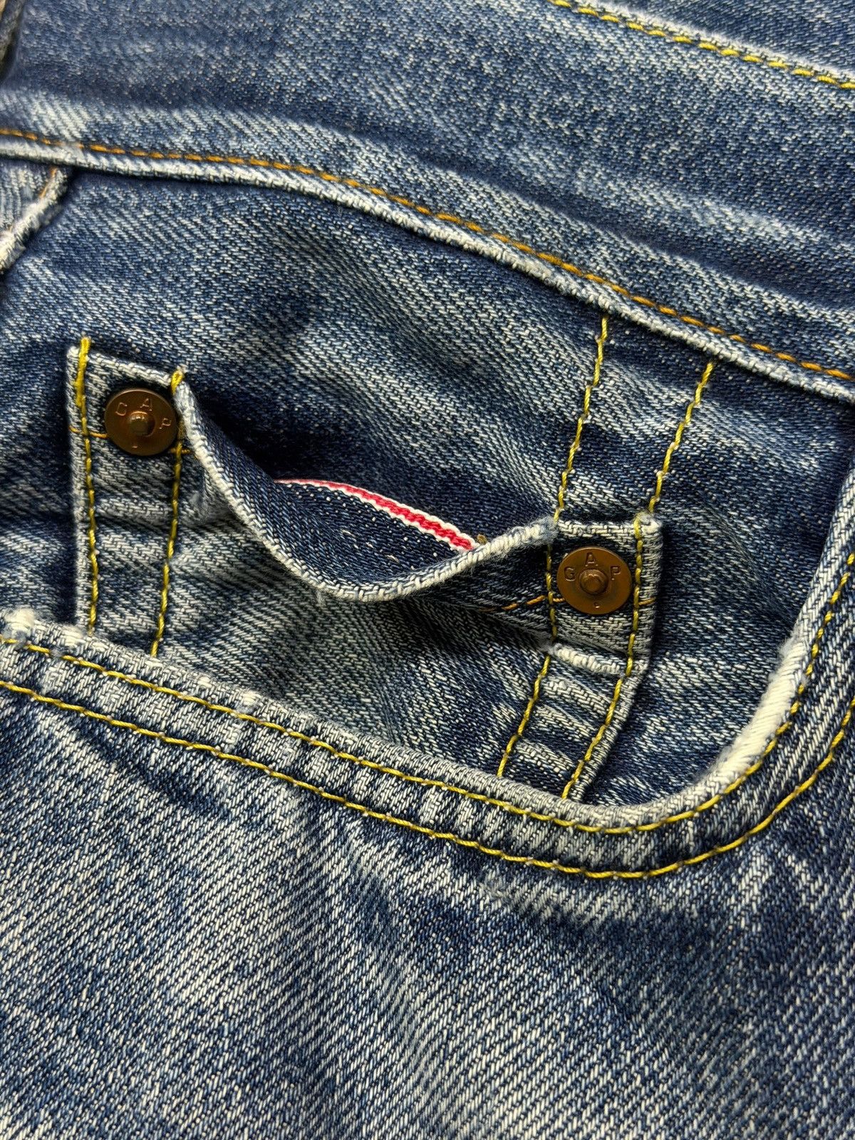 Gap Vintage Rare GAP 1969 Selvedge Redline Made in Italy ~ W31 Size US 31 - 11 Thumbnail