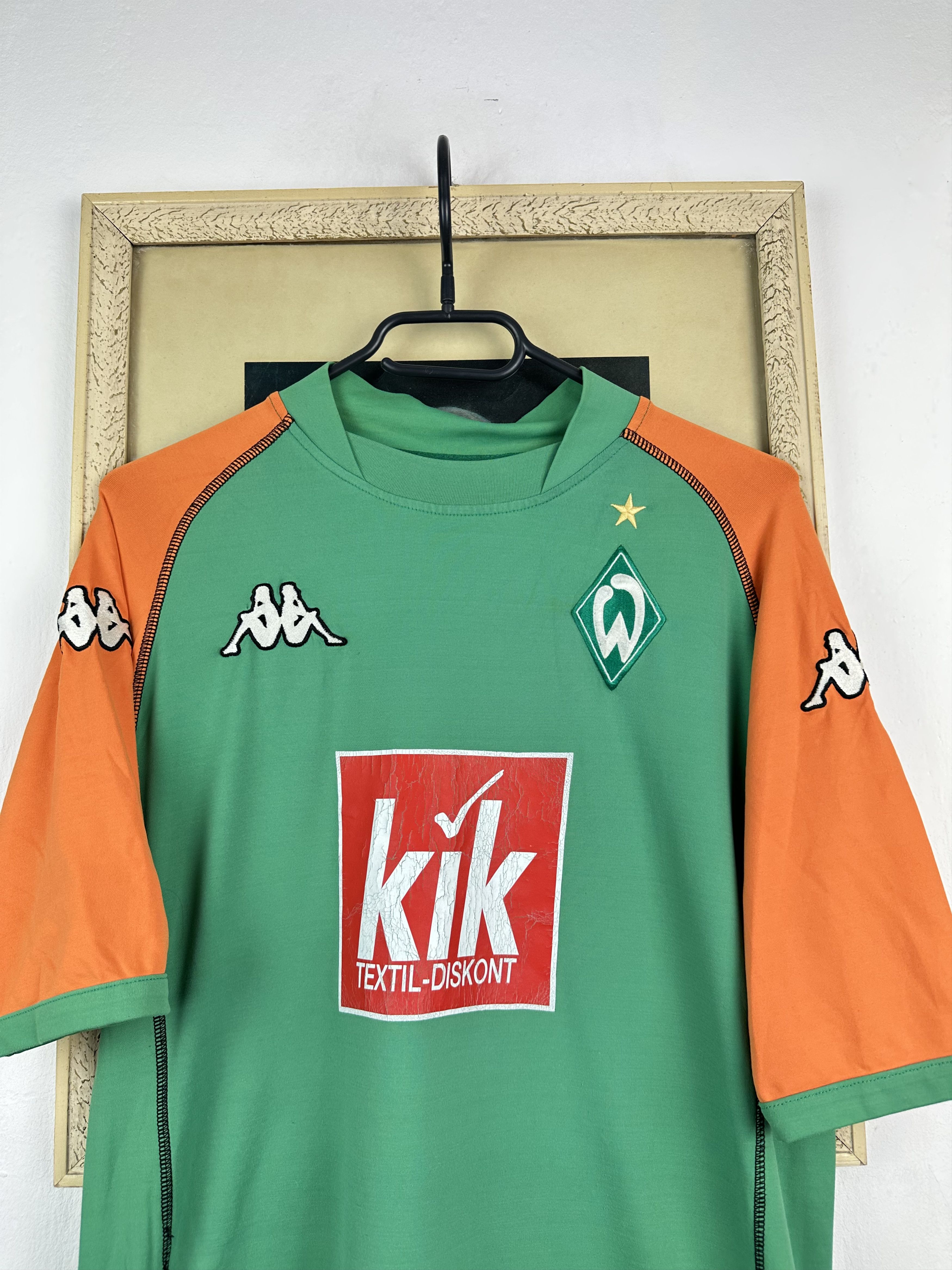 Kappa × Vintage Werder Bremen Home football shirt 2004 Soccer Kappa Jersey Size US M / EU 48-50 / 2 - 2 Thumbnail
