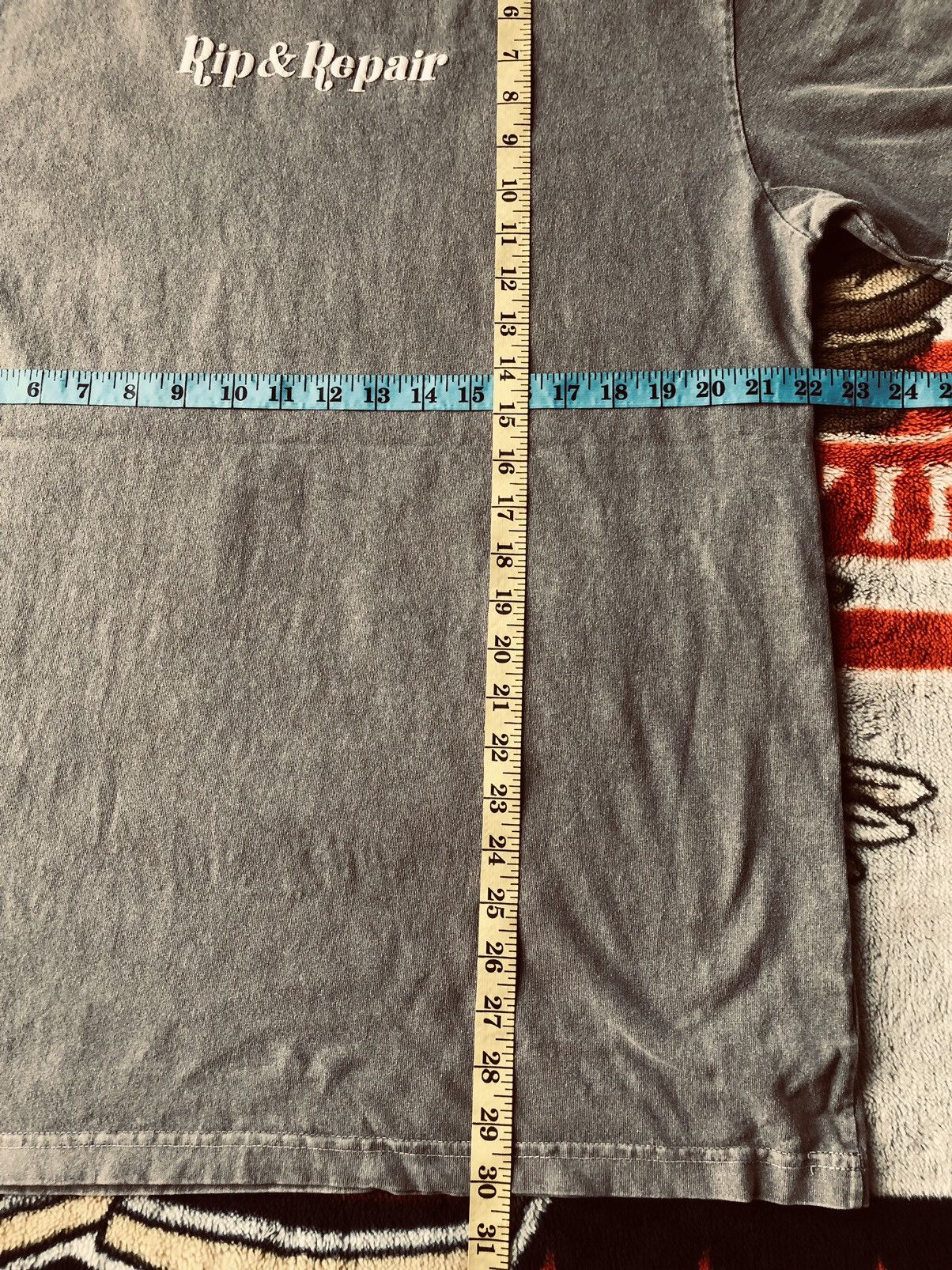 Vintage Vintage Rip & Repair Made In USA Shirt Tee Size US XL / EU 56 / 4 - 11 Thumbnail