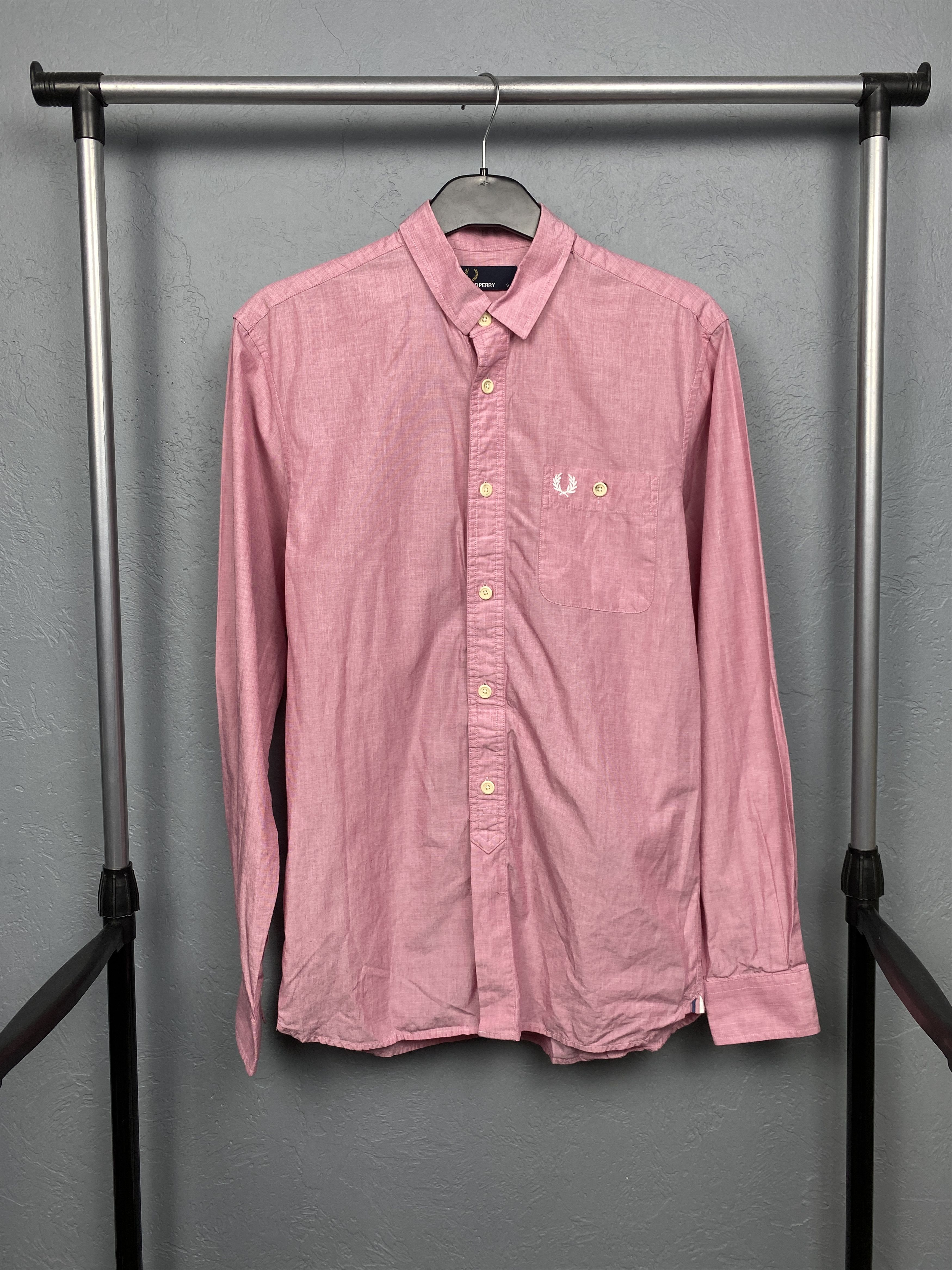 Fred Perry Fred Perry Mens Long Sleeve Shirt Y2K Size US S / EU 44-46 / 1 - 1 Thumbnail