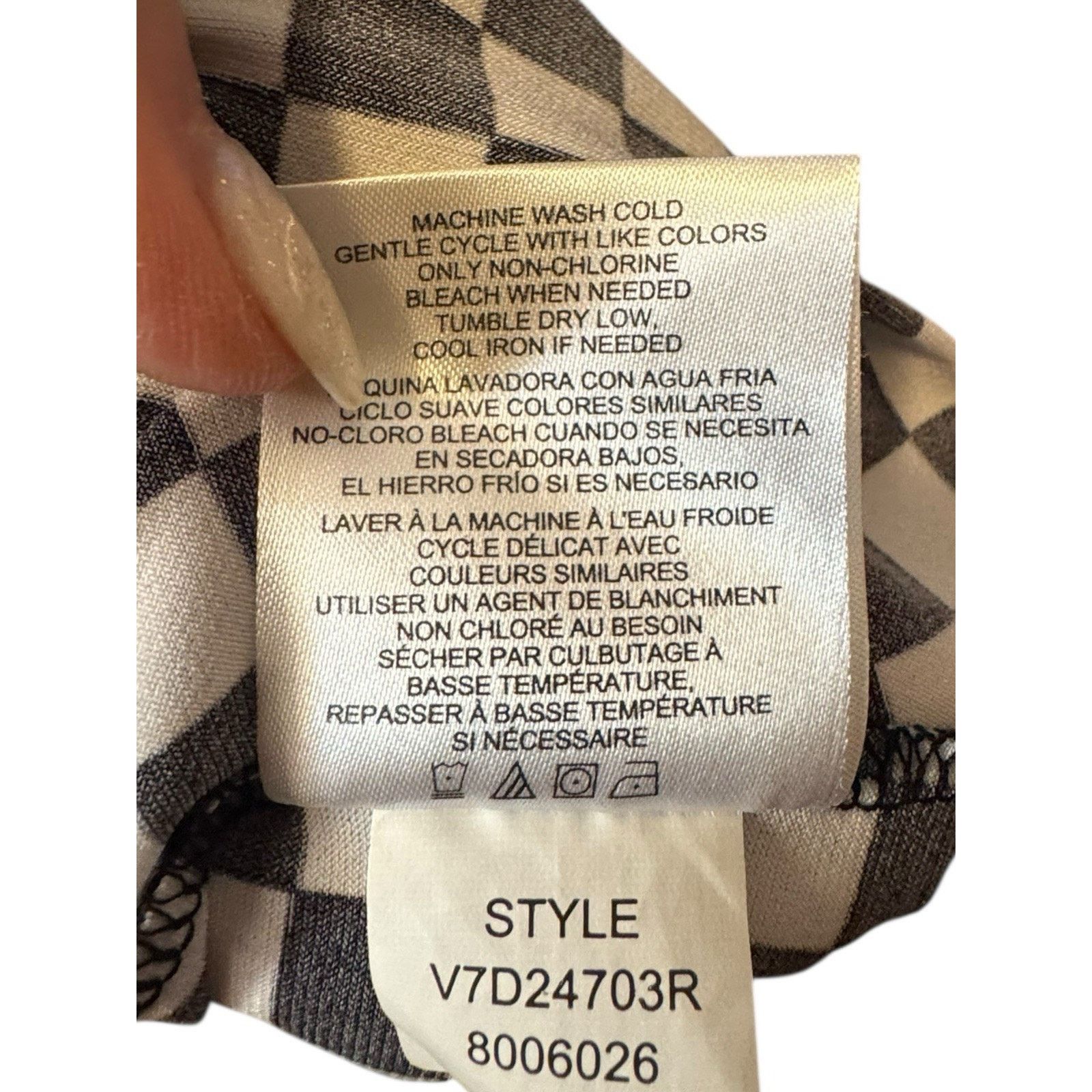 Other Ellen Tracy Checkerboard Race Flag NASCAR Maxi Dress XL Size XL / US 12-14 / IT 48-50 - 7 Thumbnail