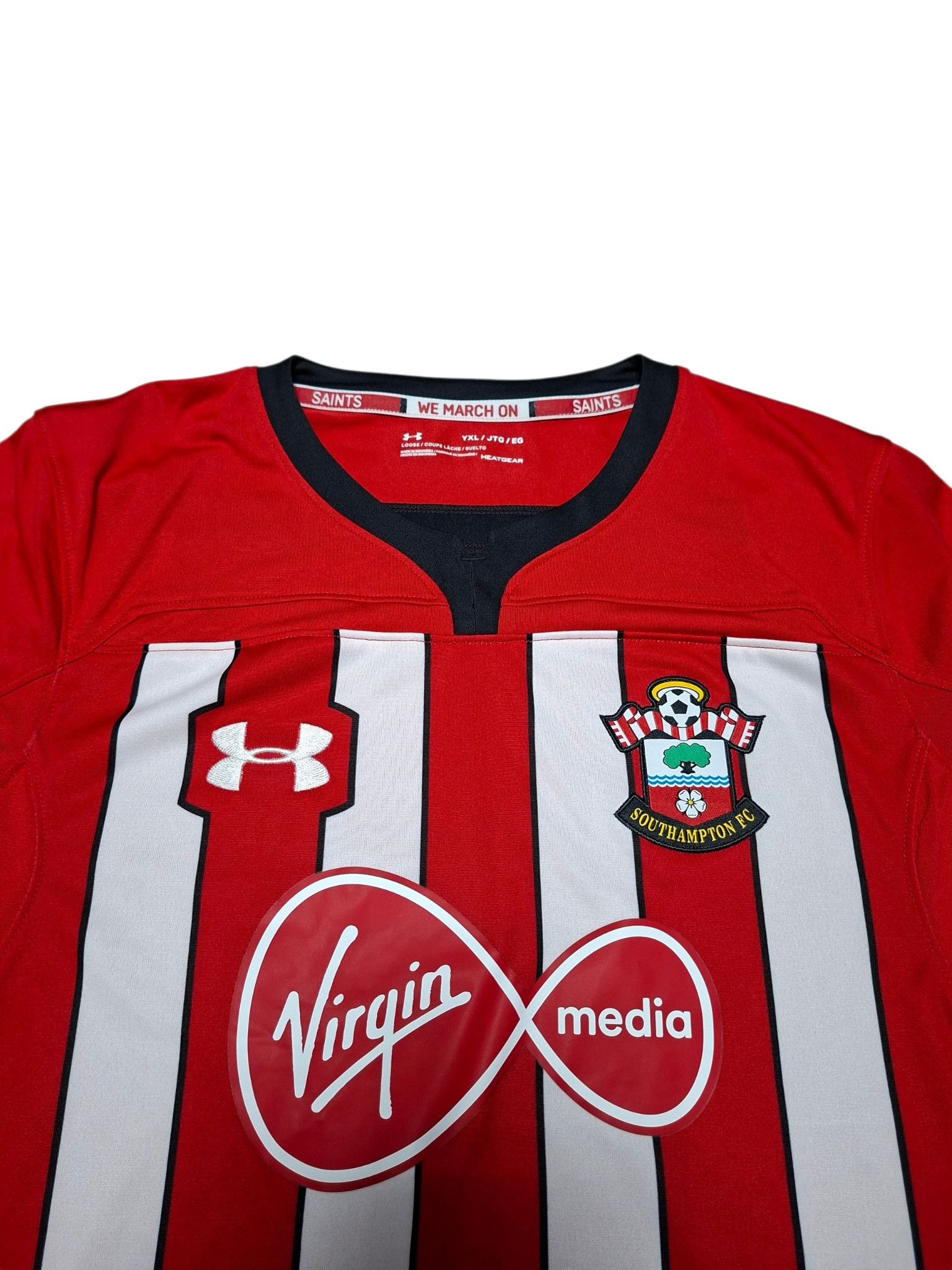 Under Armour SOUTHAMPTON UNDER ARMOUR VINTAGE 2018/2019 SOCCER JERSEY Size US S / EU 44-46 / 1 - 3 Thumbnail