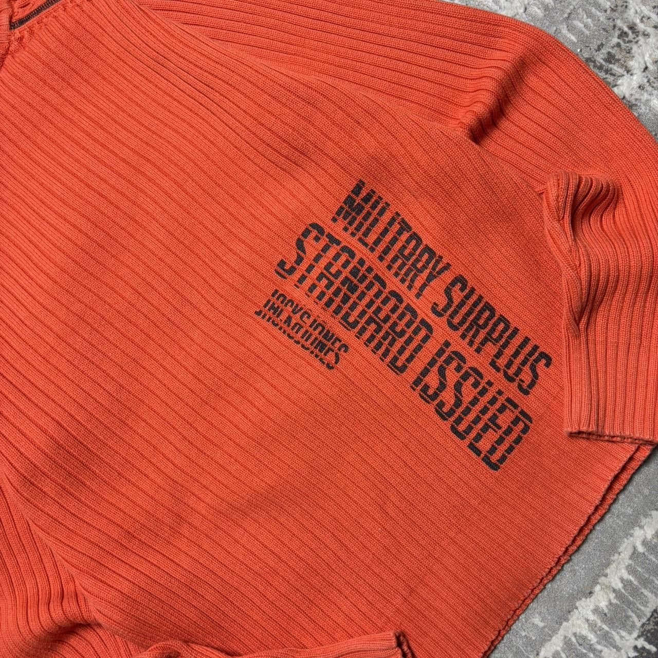 Japanese Brand 00s Ribbed Sweater Orange M Size US M / EU 48-50 / 2 - 3 Thumbnail