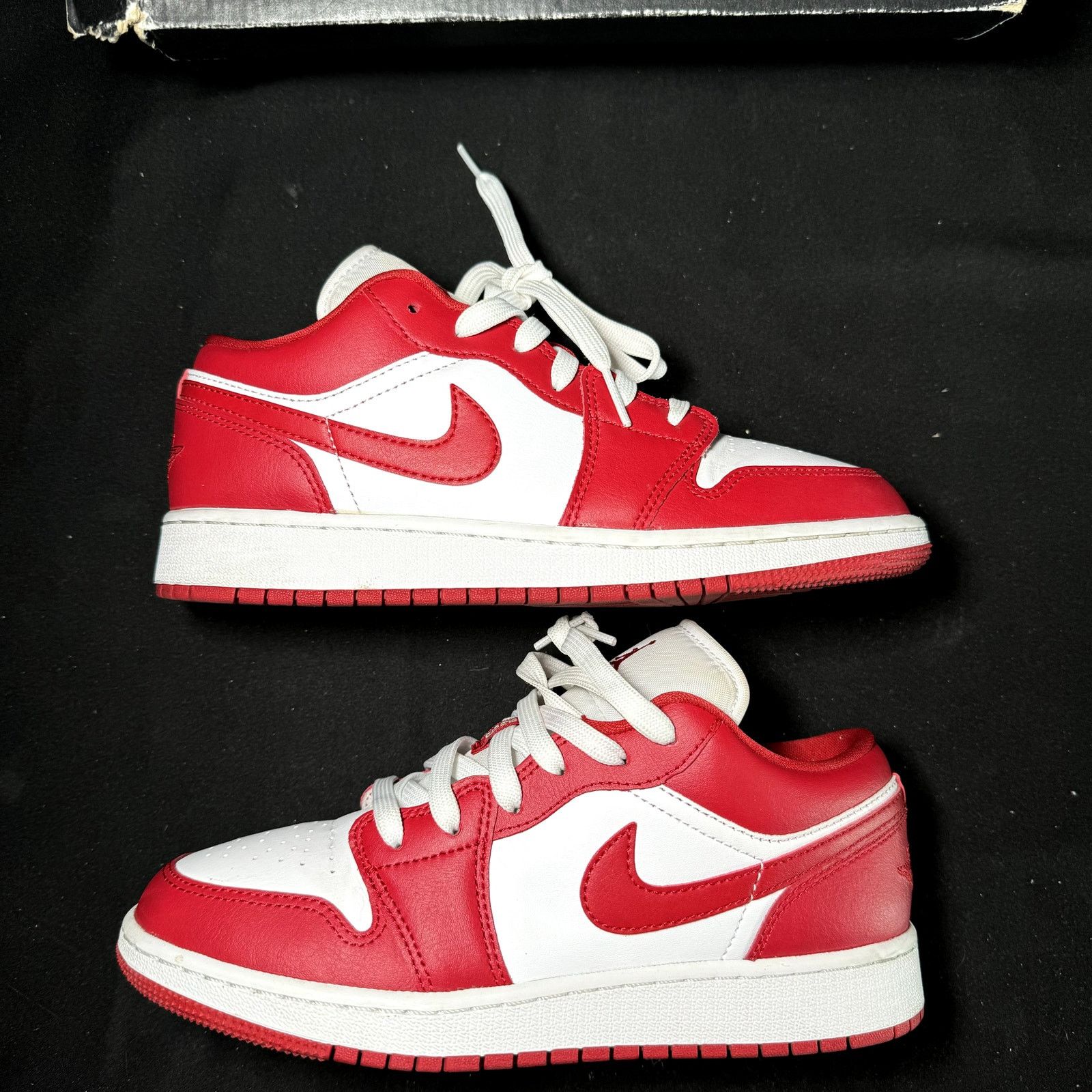 Jordan Brand × Nike Size 5 - Nike Air Jordan 1 Low GS Gym Red 2020 Men's Shoes Size US 5 / EU 37 - 3 Thumbnail