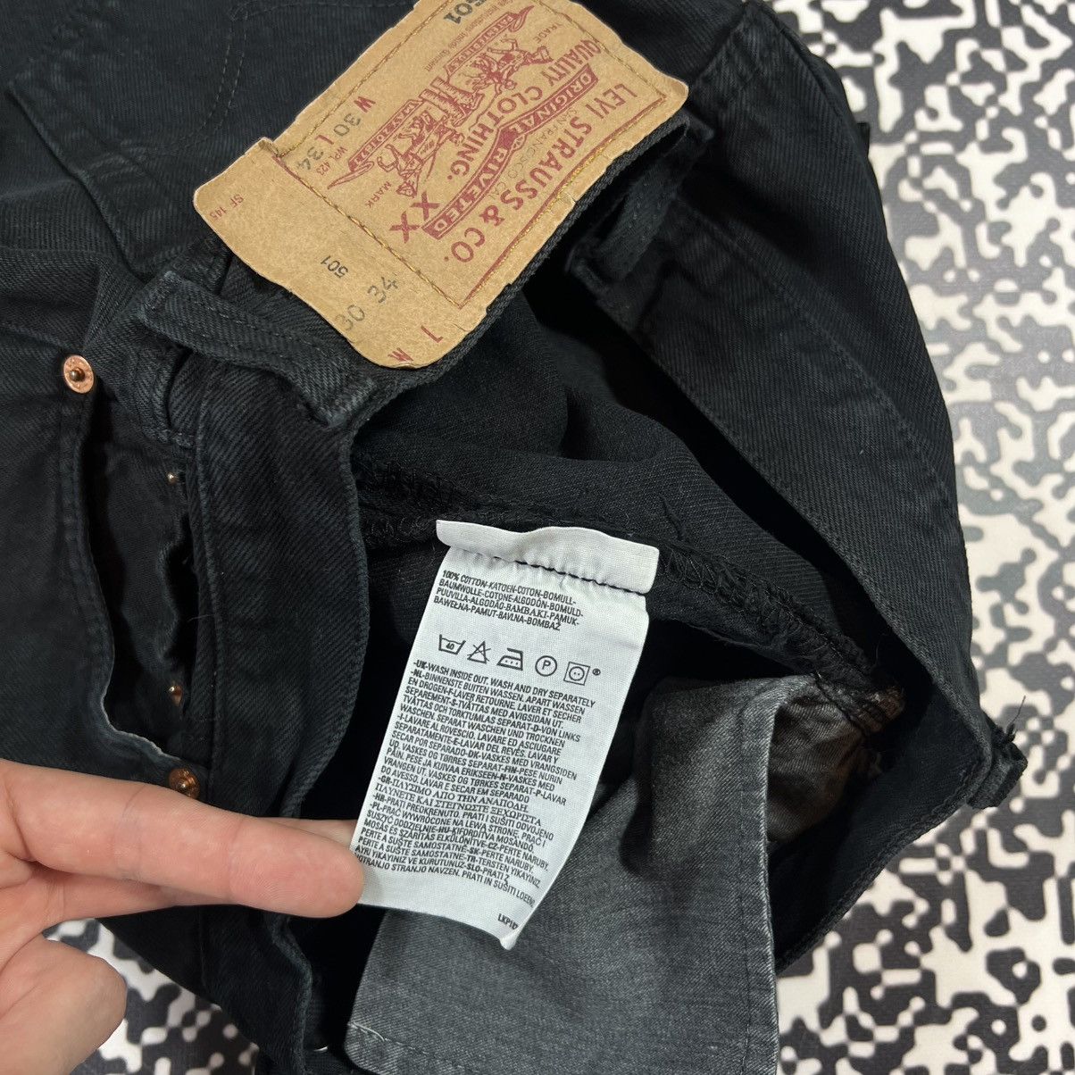 Levi's Vintage Y2K Levis 501 Denim Cropped Shorts Size US 30 / EU 46 - 18 Thumbnail
