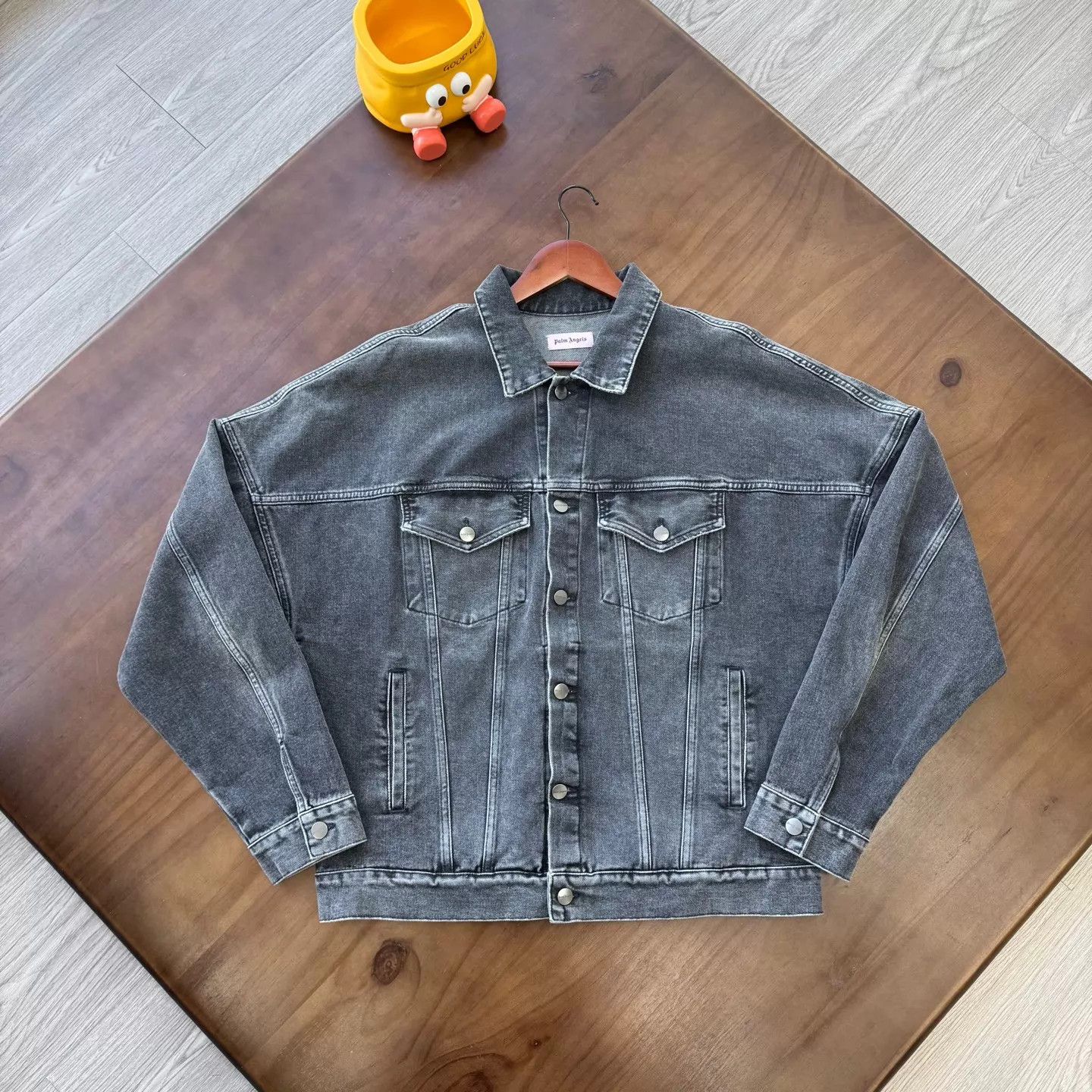 Palm Angels Palm Angels Back Logo Denim Jacket L like new Size US L / EU 52-54 / 3 - 1 Thumbnail
