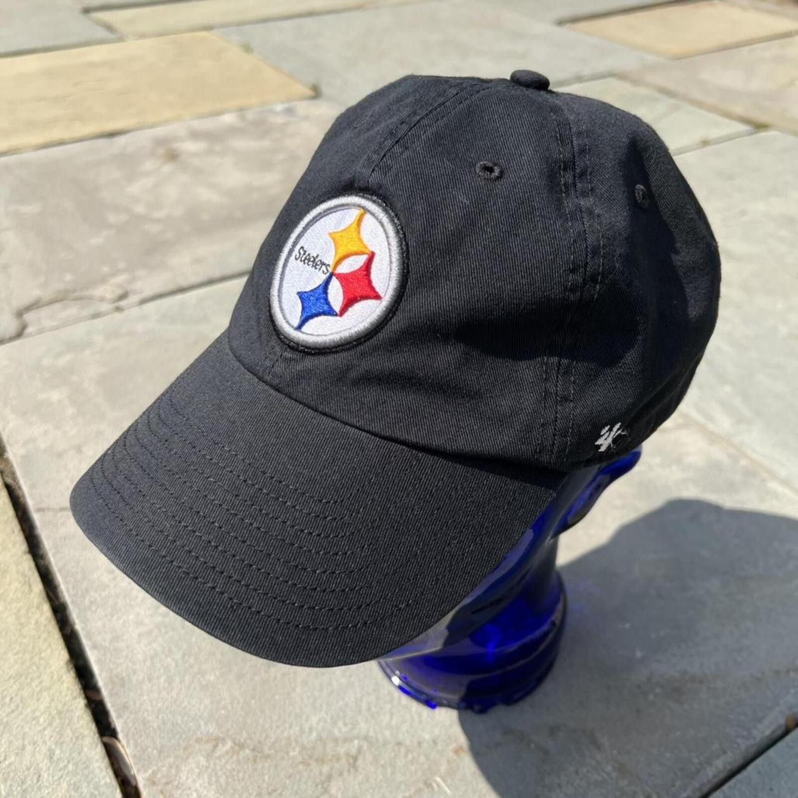 47 NFL Pittsburgh Steelers 47 Brand Dad Hat Black Size ONE SIZE - 2 Thumbnail