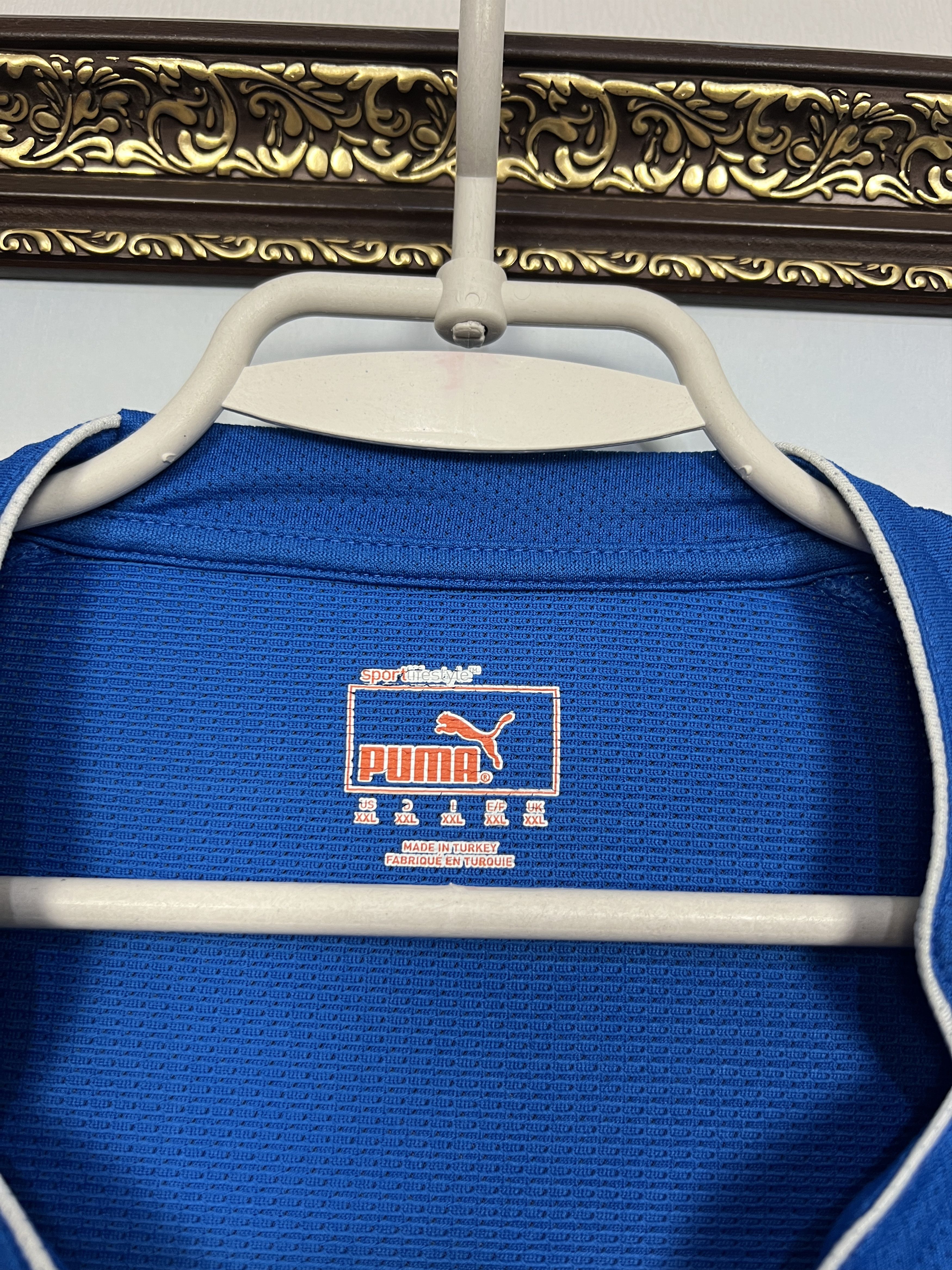 Puma Lech Poznan football shirt 2011 Soccer Long Sleeve Jersey Size US XXL / EU 58 / 5 - 6 Thumbnail
