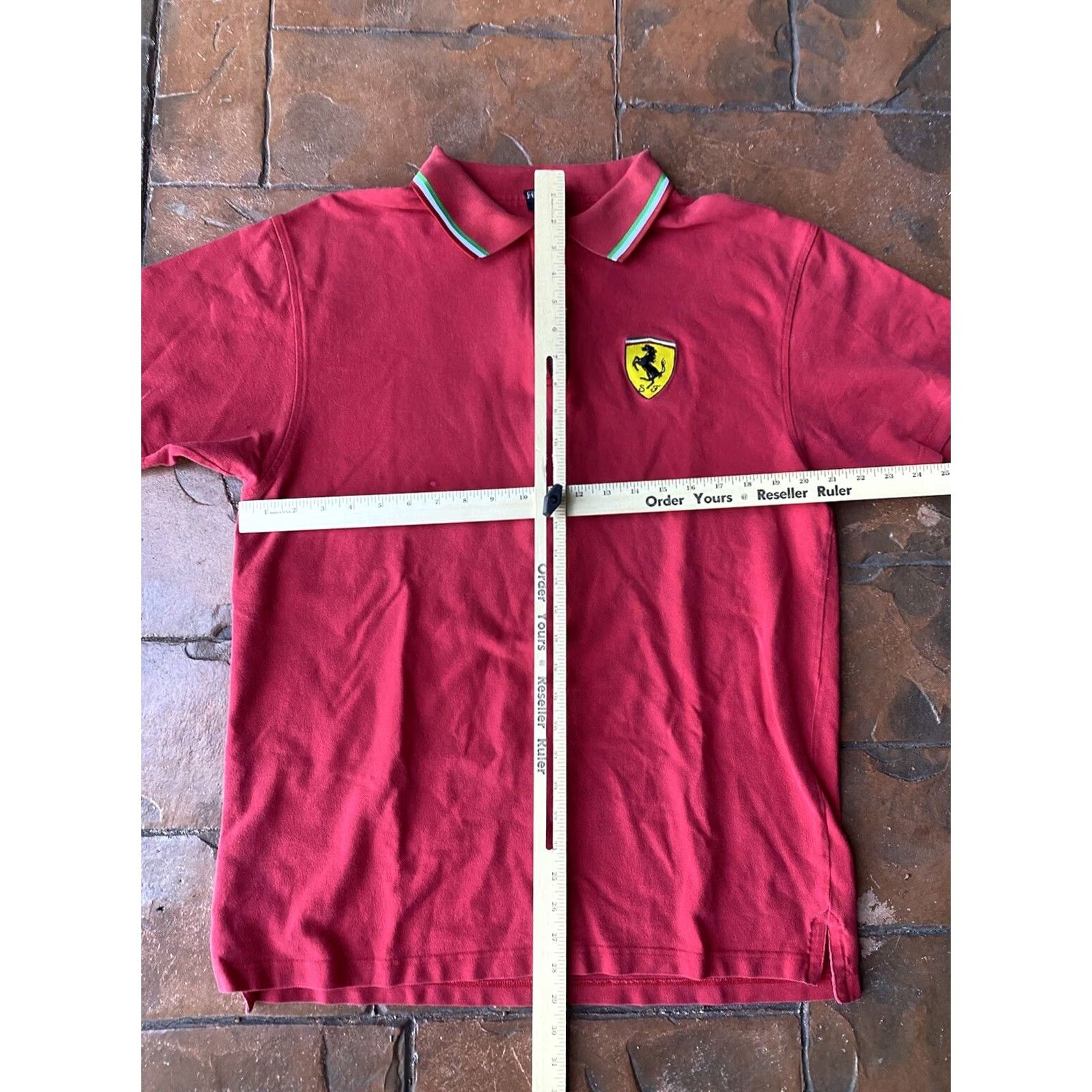 Ferrari VINTAGE Ferrari 1/4 Zip Logo Polo Shirt XL Red Embroidered 1999 Polo Men Size US XL / EU 56 / 4 - 7 Thumbnail