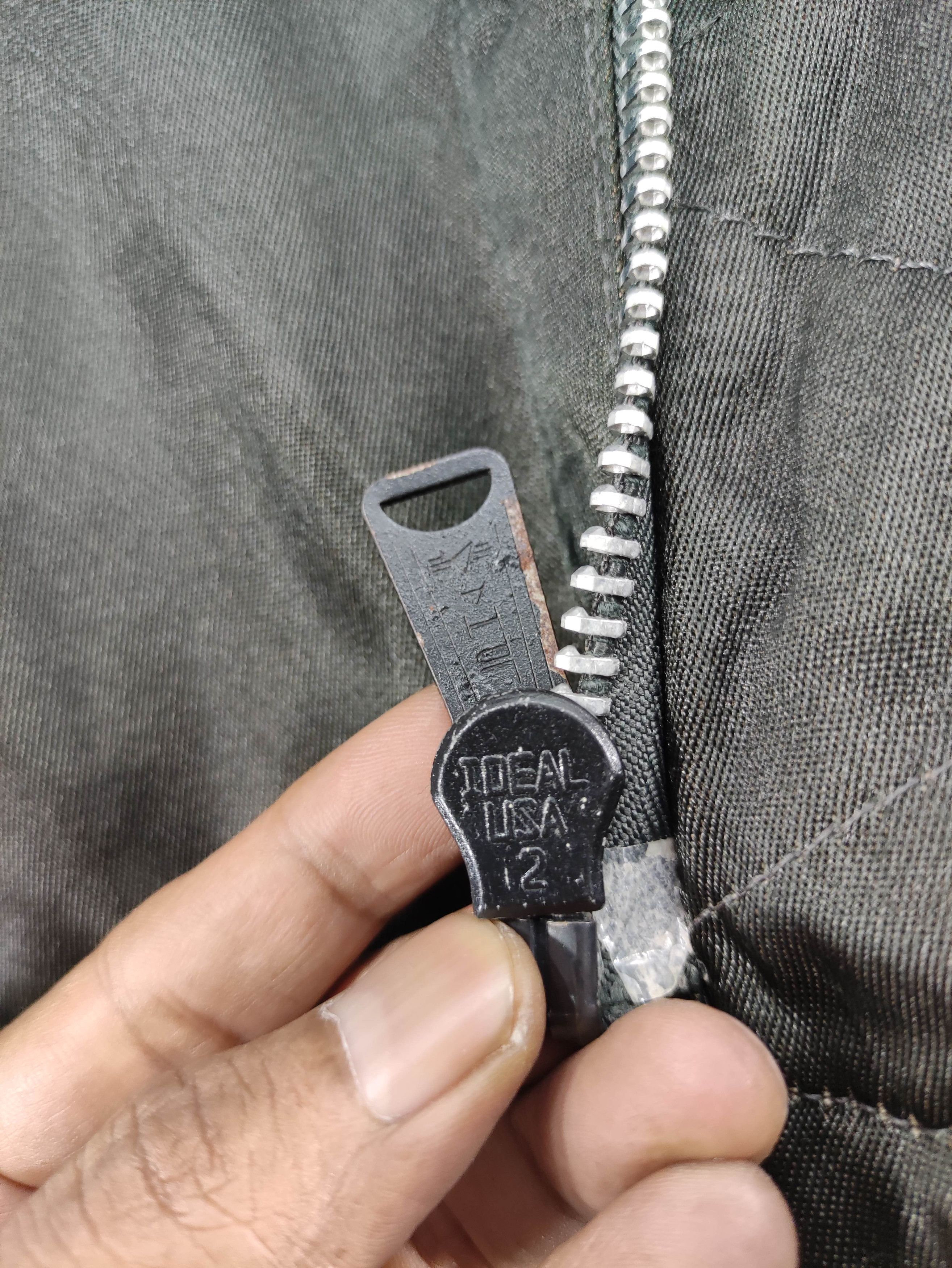Alpha Industries Vintage Alpha Industries Jacket Zipper Size US L / EU 52-54 / 3 - 6 Thumbnail