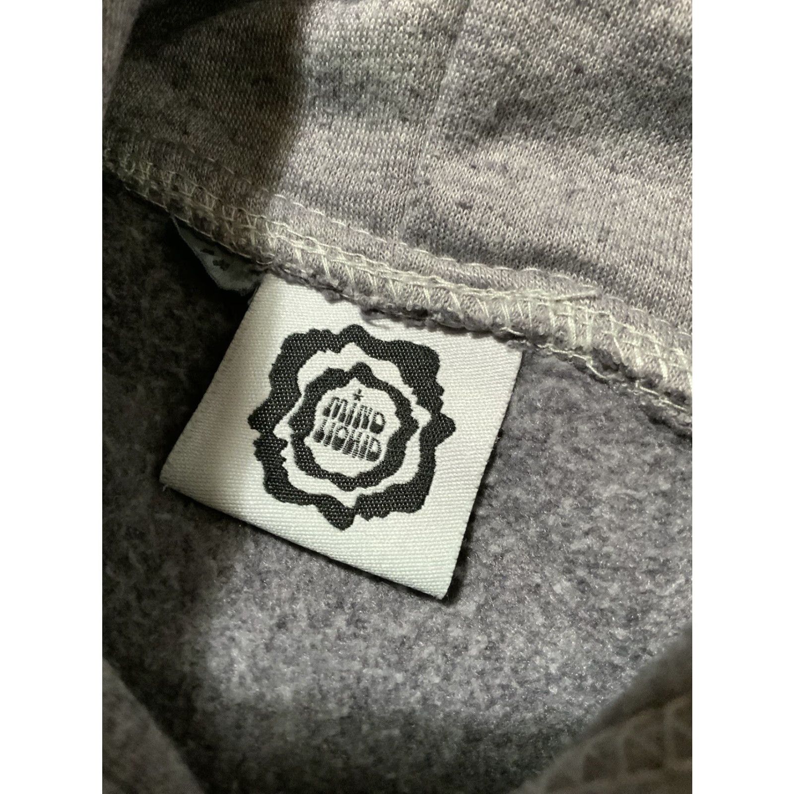 Vintage VINTAGE Mind Liquid “Liquid Words” Gray Fleece Graphic Puff Print Pullover Hoodie M Mens Pullover Hoodie Gray Mind Liquid Size US M / EU 48-50 / 2 - 5 Thumbnail