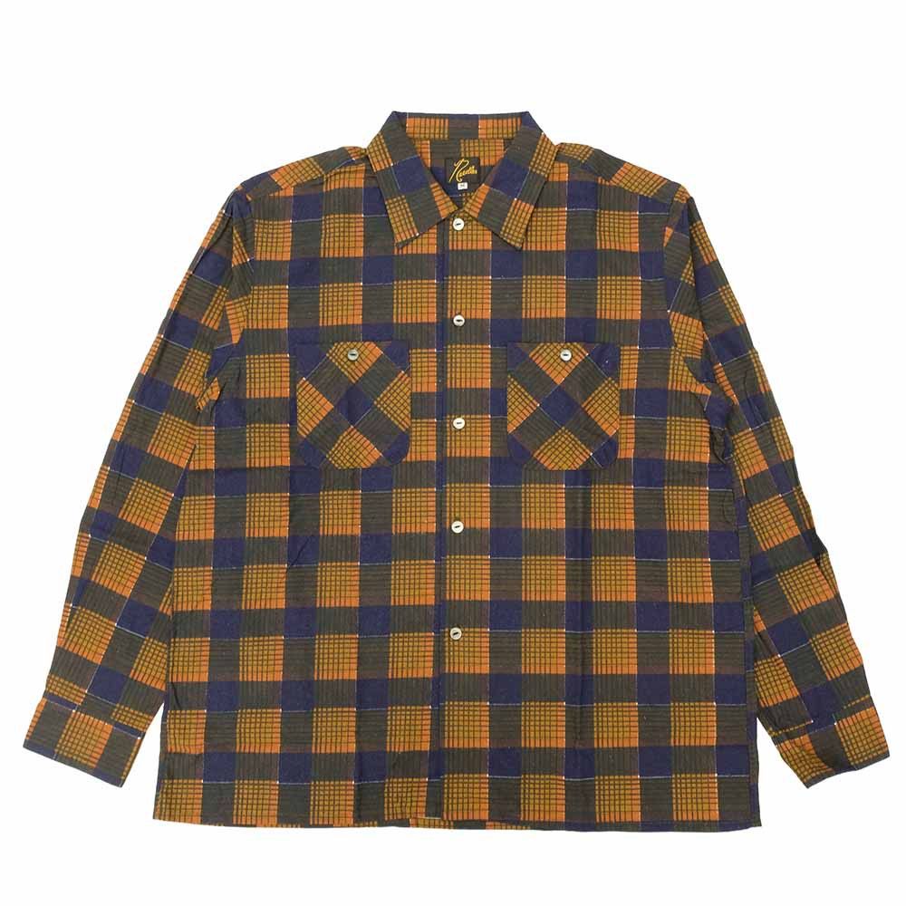 Needles One-Up Shirt - Printed Flannel / Plaid - RW303 Size US L / EU 52-54 / 3 - 1 Thumbnail