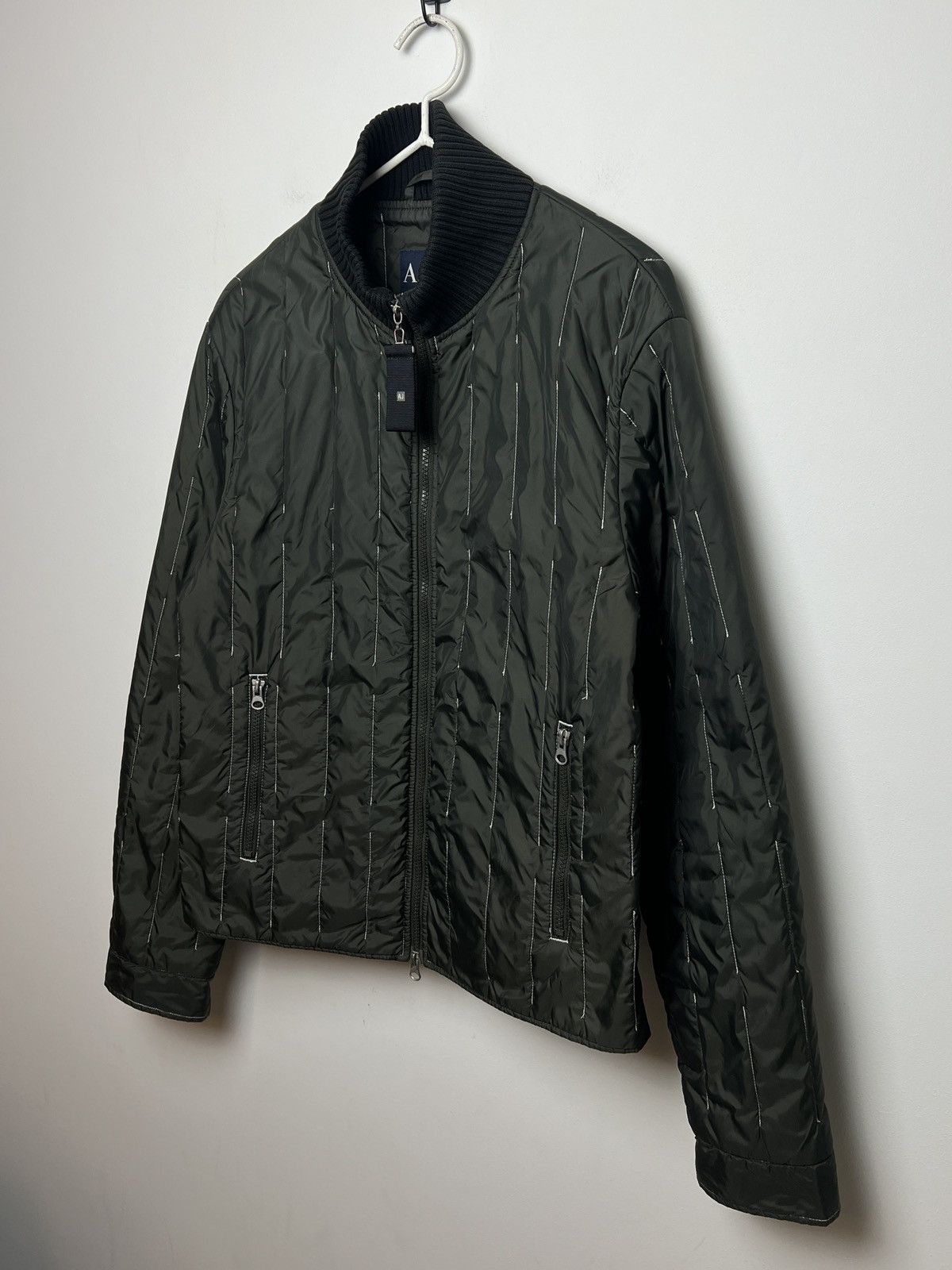 Giorgio Armani armani y2k archive moto/bomber jacket Size US M / EU 48-50 / 2 - 4 Thumbnail