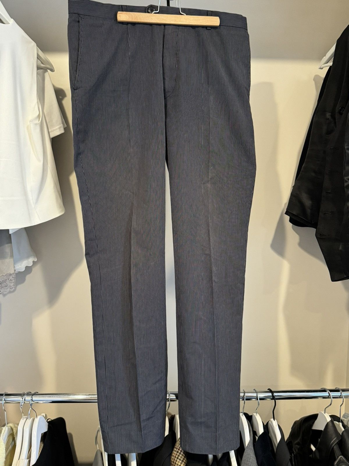Dries Van Noten × Vintage Dries Van Noten Complete Suit Striped Size 52R - 8 Thumbnail