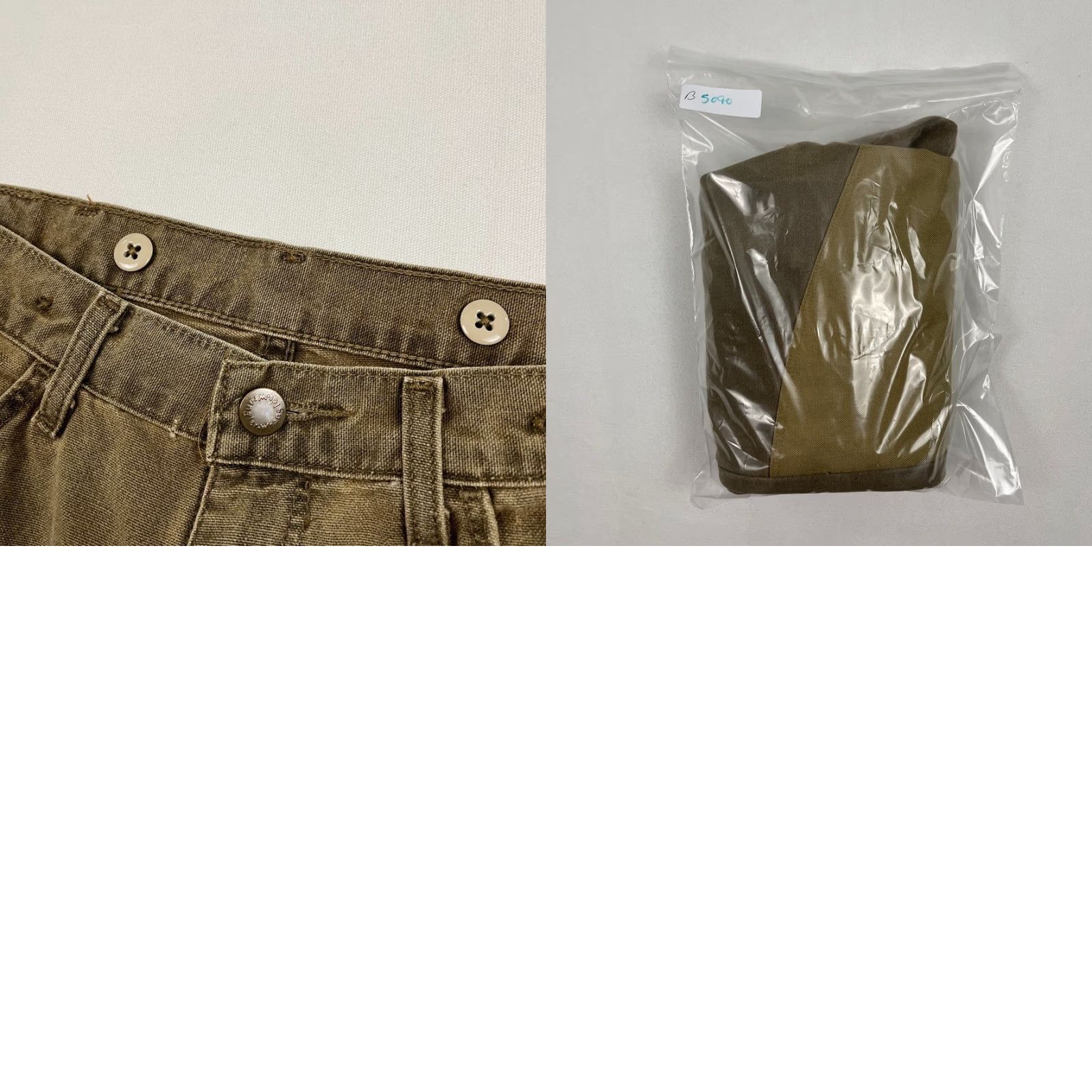 Wrangler VTG Wrangler Pants Mens 32x30 Brown Canvas 5-Pocket Seam Reinforced Knee Outdoor 90s Regular Mens Size US 32 / EU 48 - 8 Thumbnail