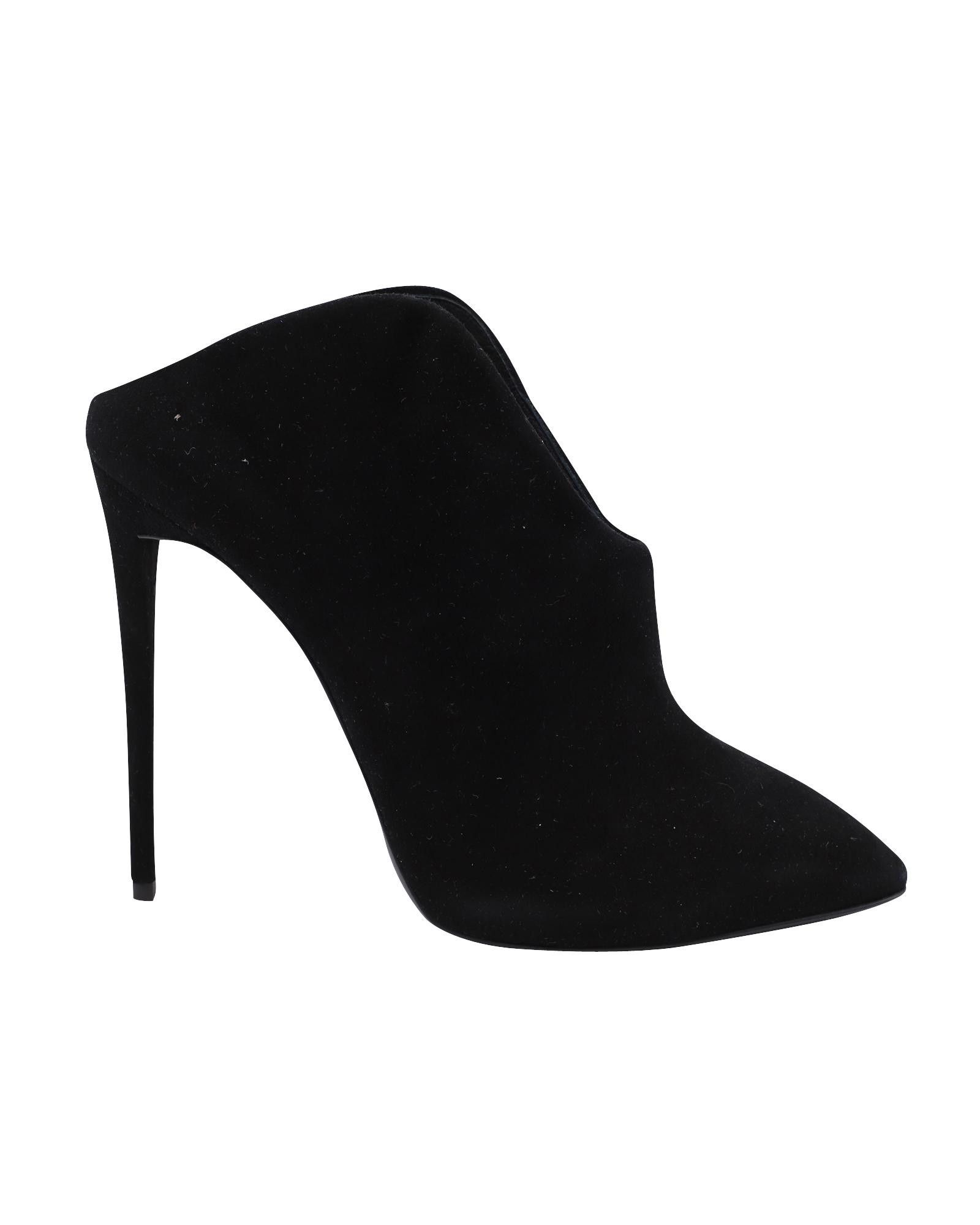 image of Giuseppe Zanotti Modern And Sophisticated Black Suede Pointed Toe Mule Shoess Shoes, Women's (Size 