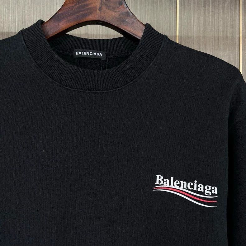 Balenciaga black balenciaga logo print sweatshirt Size US XS / EU 42 / 0 - 2 Thumbnail