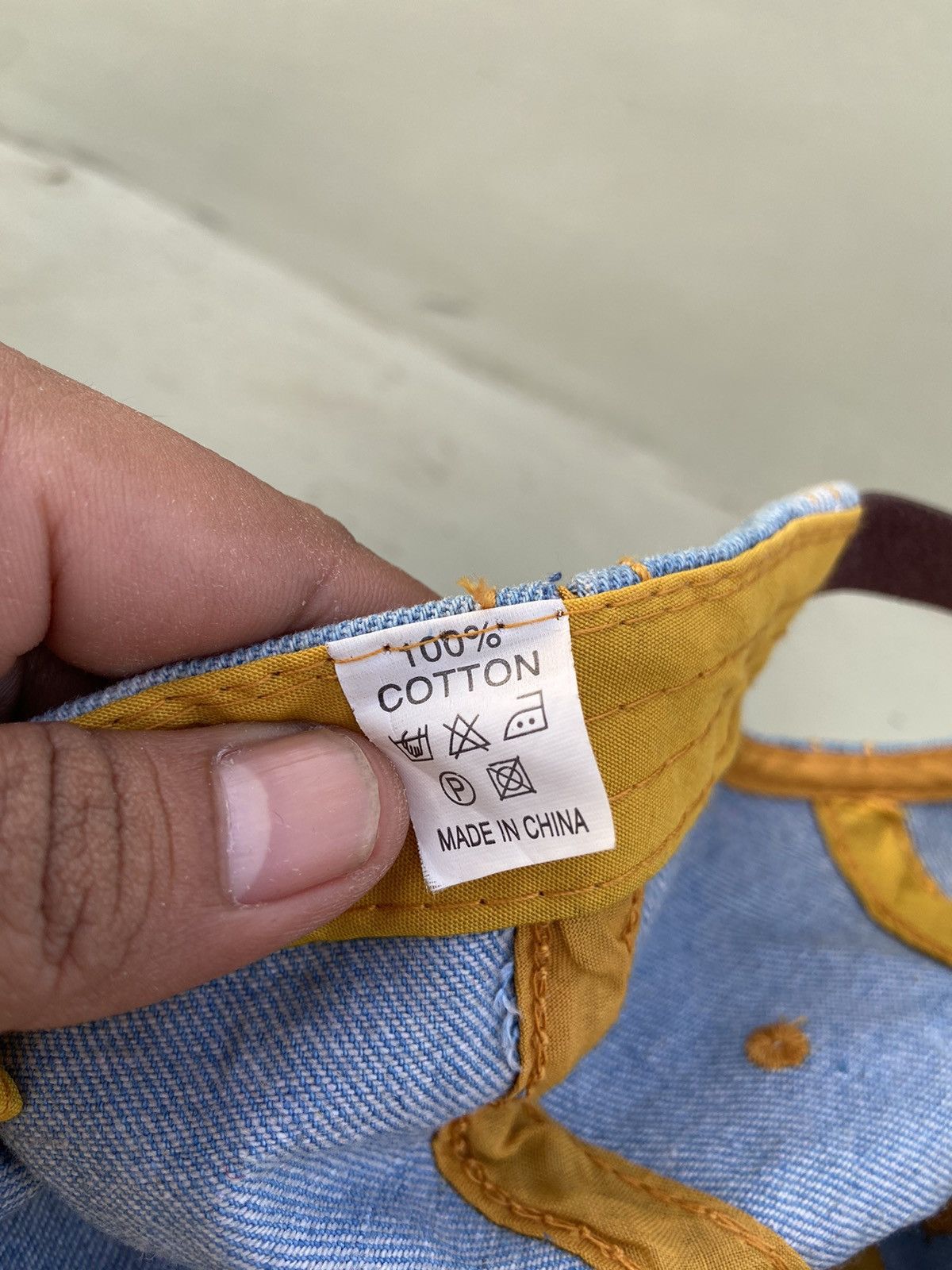 Le Grande Bleu (L.G.B.) 2000s zircon studded ship anchor denim hat Size ONE SIZE - 9 Thumbnail