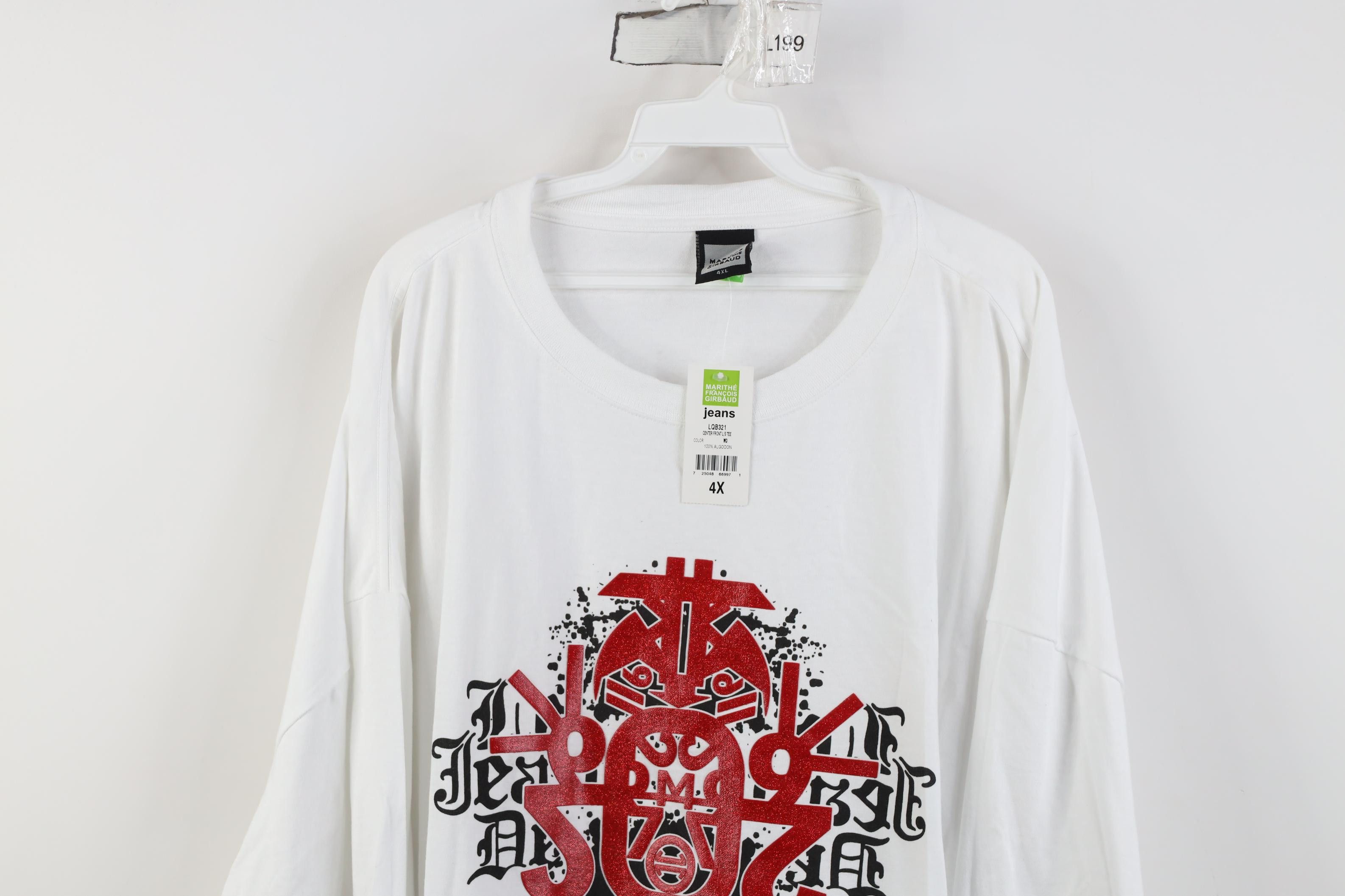 Marithe + Francois Girbaud Deadstock Vintage 90s Marithe Francois Girbaud T-Shirt Size US XXL / EU 58 / 5 - 2 Thumbnail