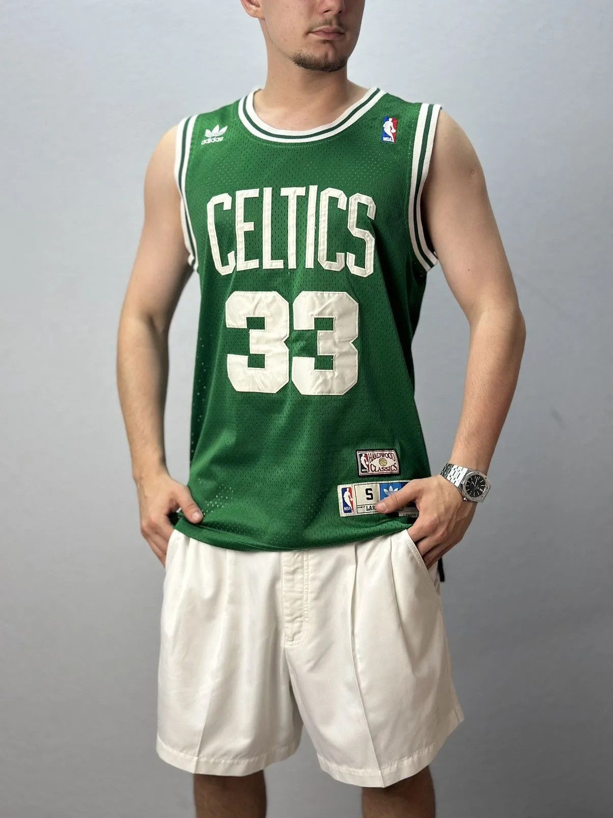 Adidas Boston Celtics Jersey Mens Large Larry Bird #33 NBA adidas Size US S / EU 44-46 / 1 - 17 Thumbnail