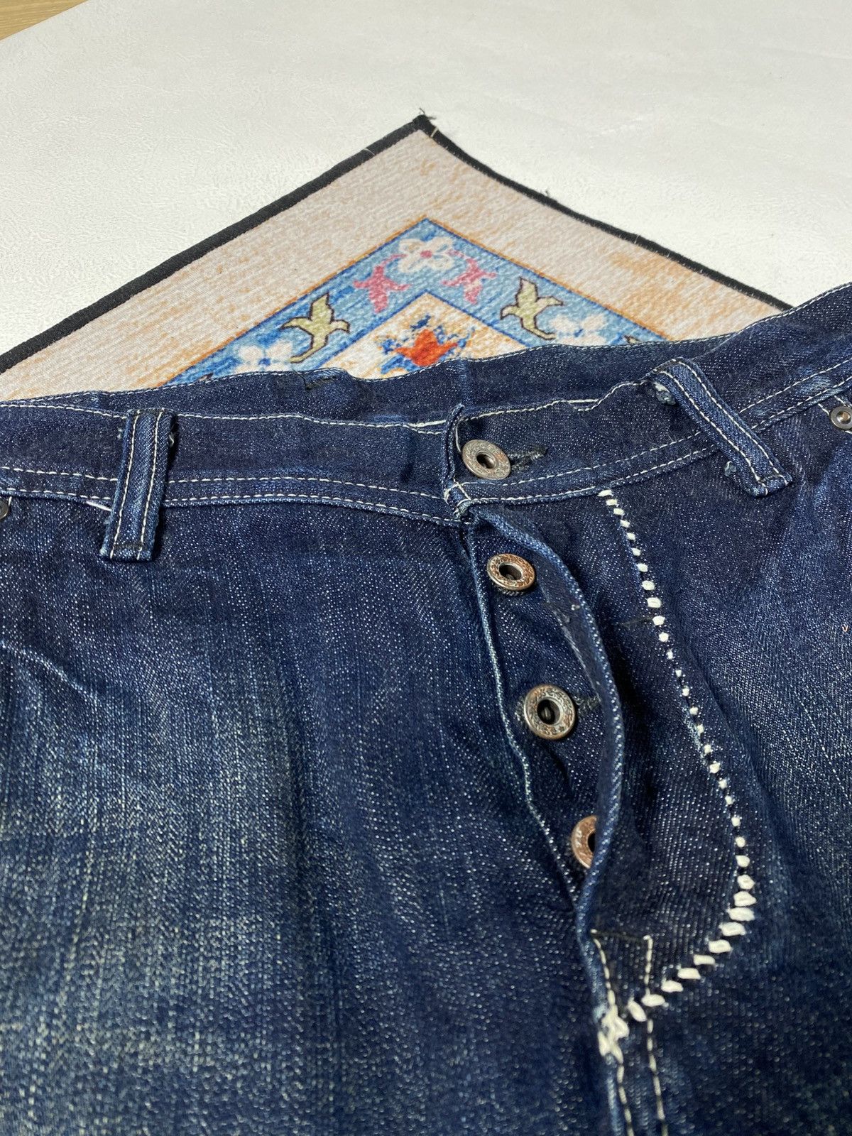 Japanese Brand One gravity selvedge carpenter jeans Size US 32 / EU 48 - 5 Thumbnail