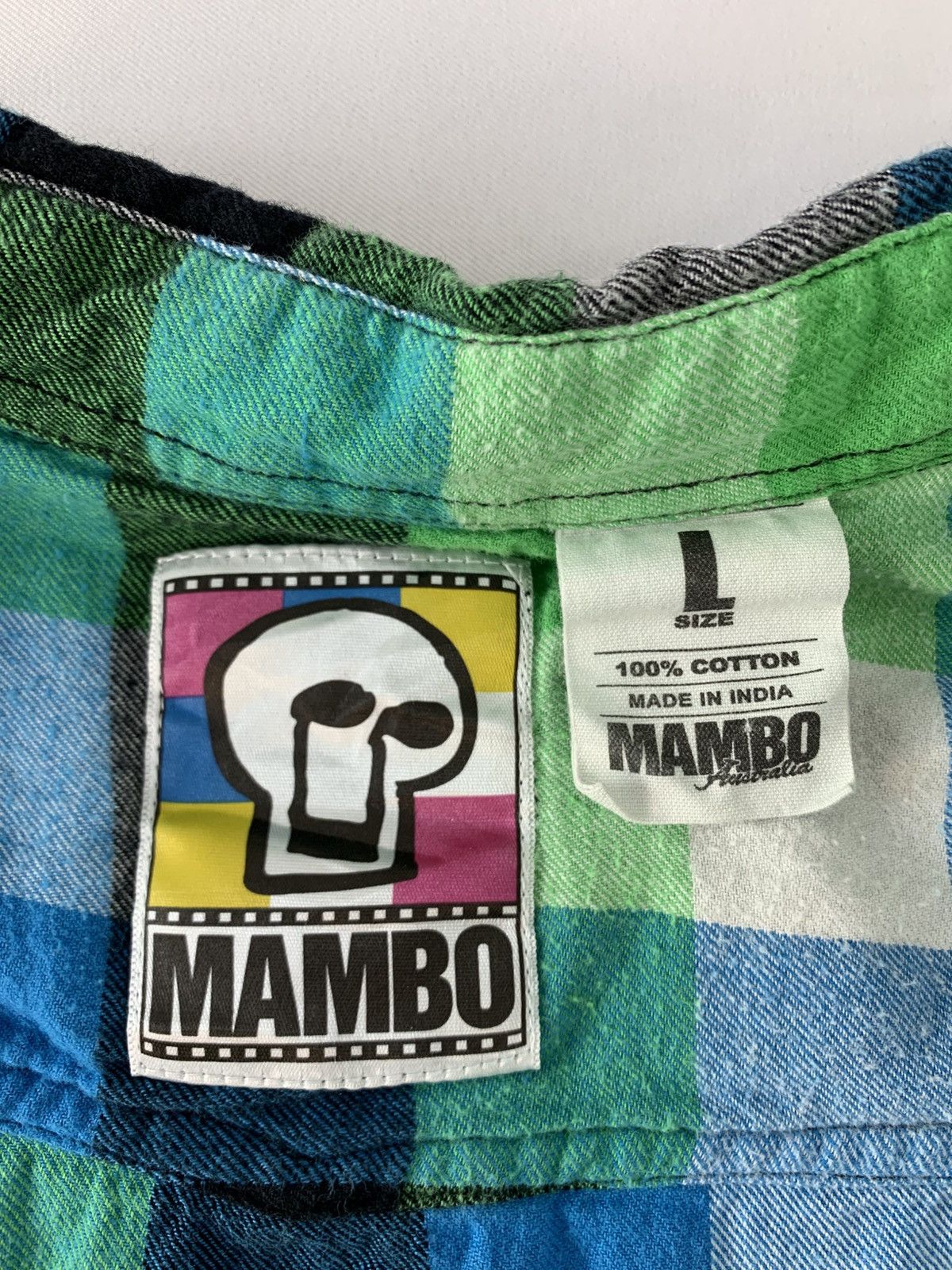 Mambo Mambo Plaid Checked Flannel Button Up Shirt Longsleeve Size US M / EU 48-50 / 2 - 7 Thumbnail