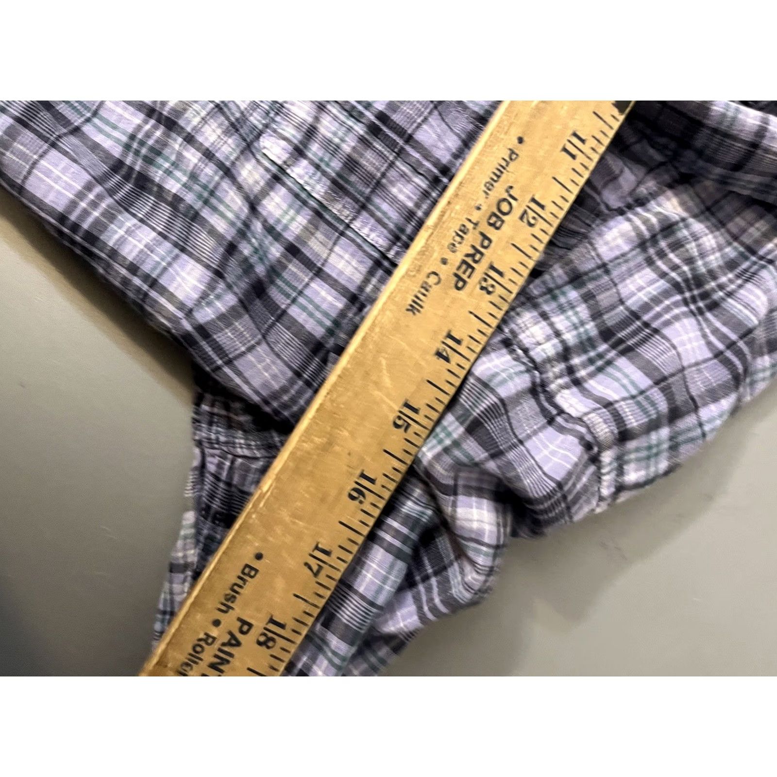 Eddie Bauer Eddie Bauer Shirt Women's Size Small Purple Plaid Button-Up Size S / US 4 / IT 40 - 5 Thumbnail