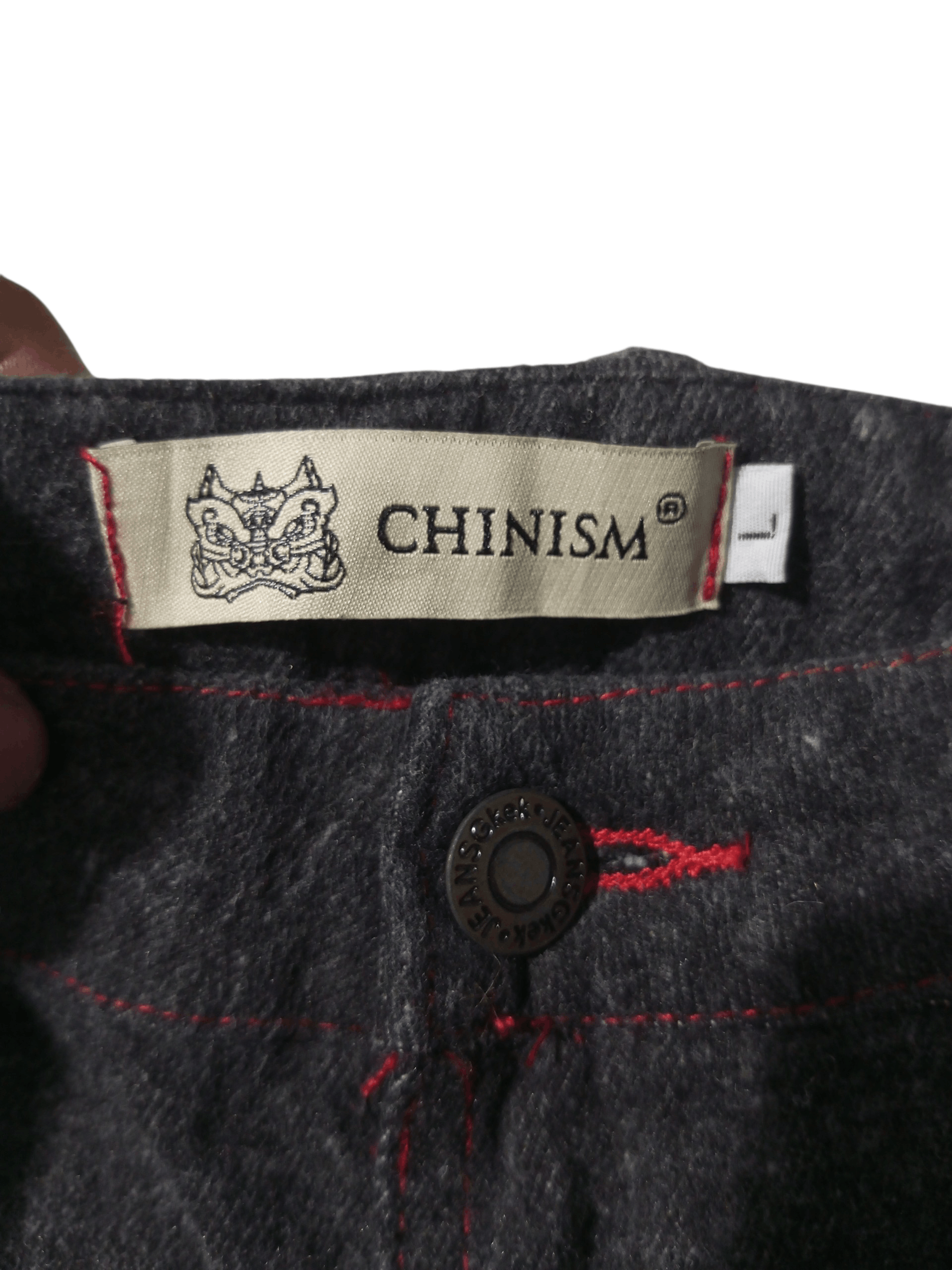 20471120 Vintage chinism multi pocket grey denim Size US 31 - 13 Thumbnail