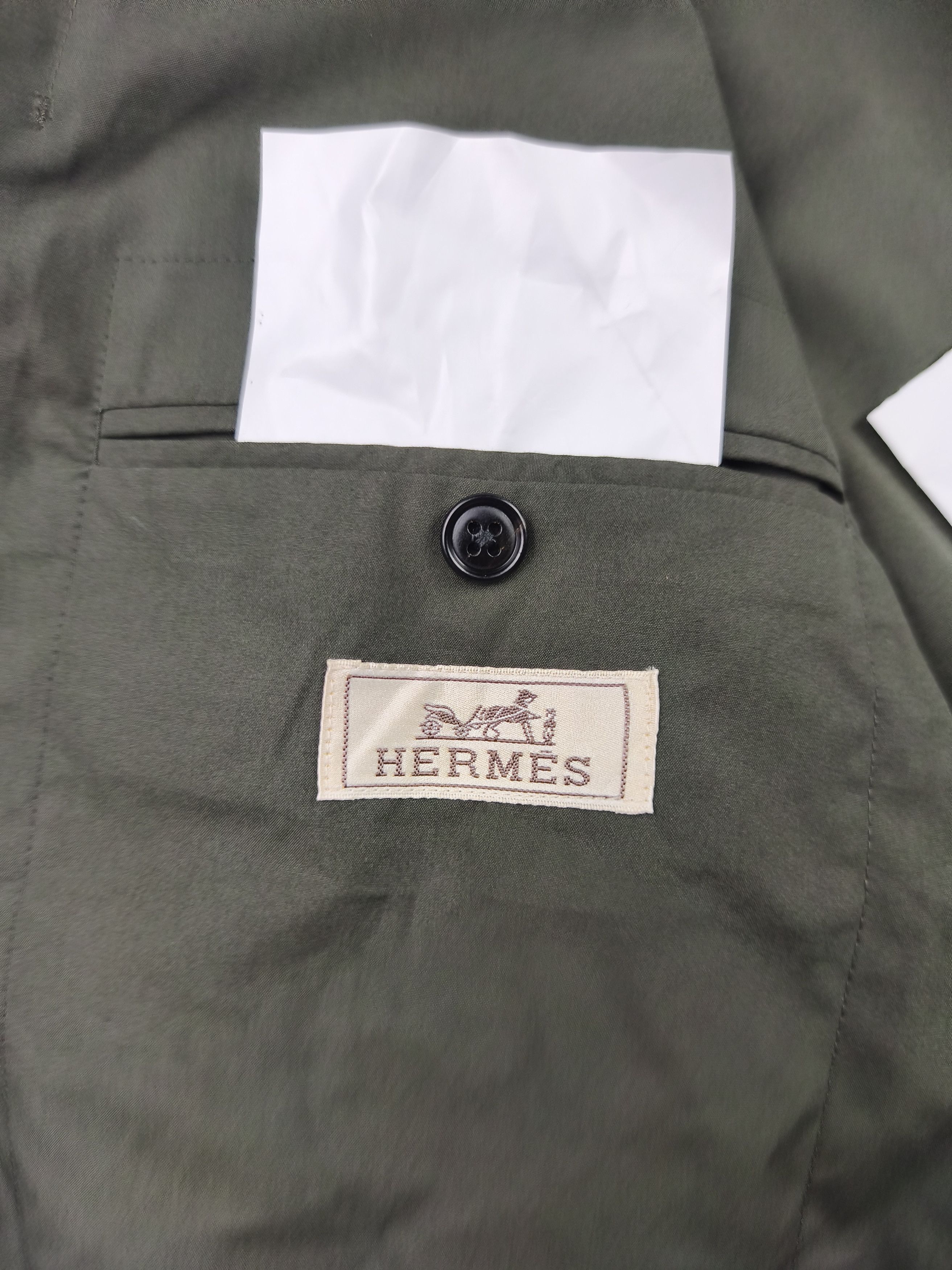 Hermes Hermes cotton blazer jacket Size 46R - 8 Thumbnail