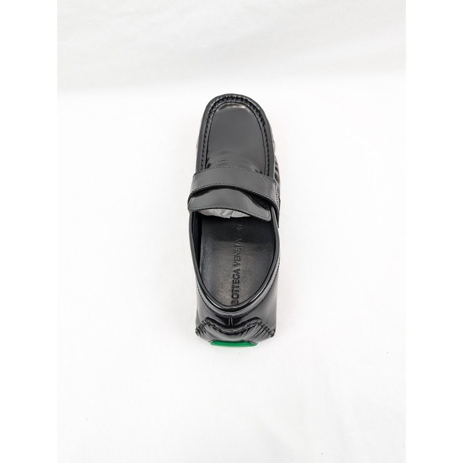 Bottega Veneta o1rshd1 Q:2 / Latex Lux Ride Loafers in Black-Parakeet Size US 8 / EU 41 - 13 Thumbnail
