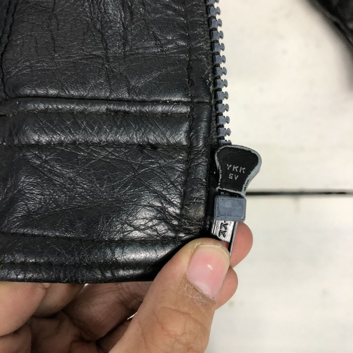 Japanese Brand 🔥VINTAGE BIKER LEATHER JACKET UNBRANDED ISSEY MIYAKE Size US M / EU 48-50 / 2 - 19 Thumbnail