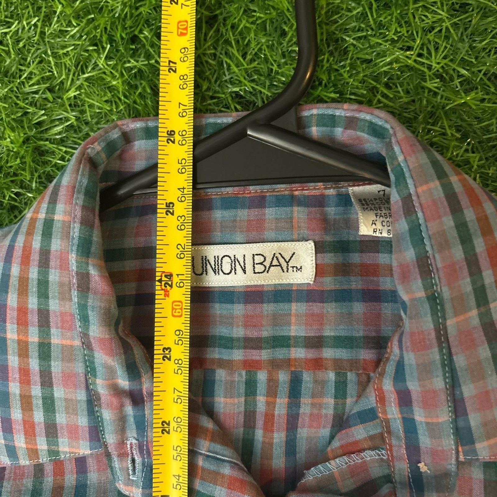 UNIONBAY Women's Y2k Union Bay Plaid Collared Dress Shirt Size M / US 6-8 / IT 42-44 - 4 Thumbnail