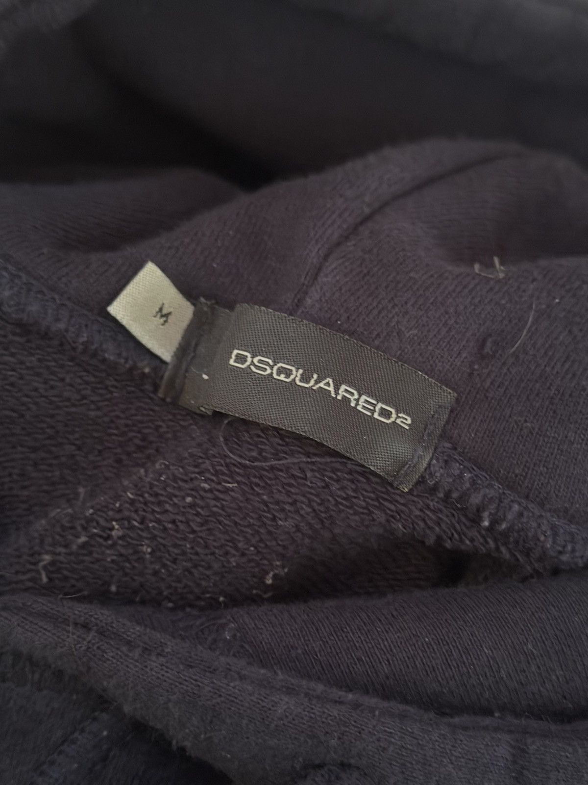 Dsquared2 DSQUARED Y2K BOXY NAVY RARE HOODIE Size US M / EU 48-50 / 2 - 6 Thumbnail