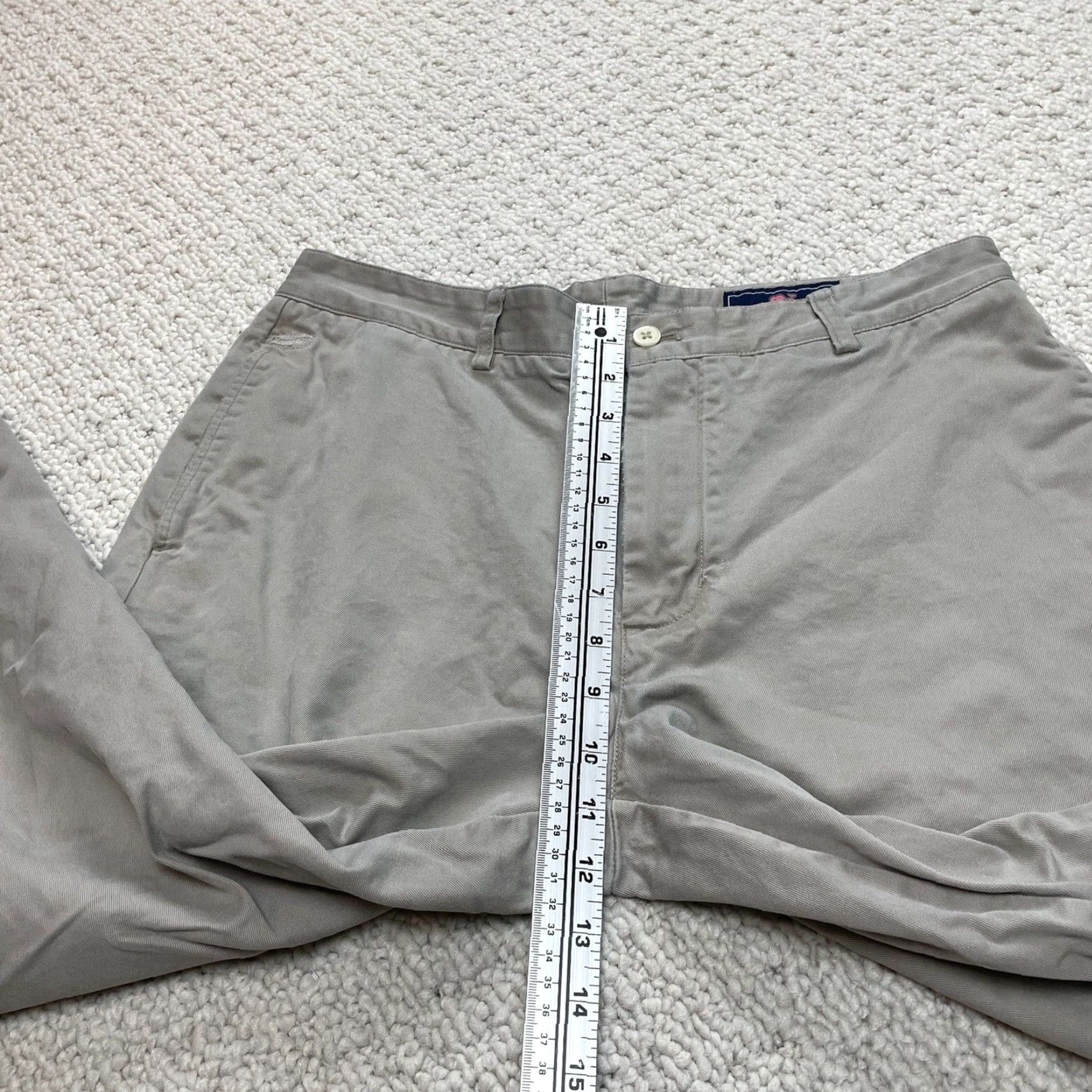 Vineyard Vines VINEYARD VINES Straight Chino Dress Club Pants Men 34x30 Khaki Beige Slacks Size US 34 / EU 50 - 7 Thumbnail
