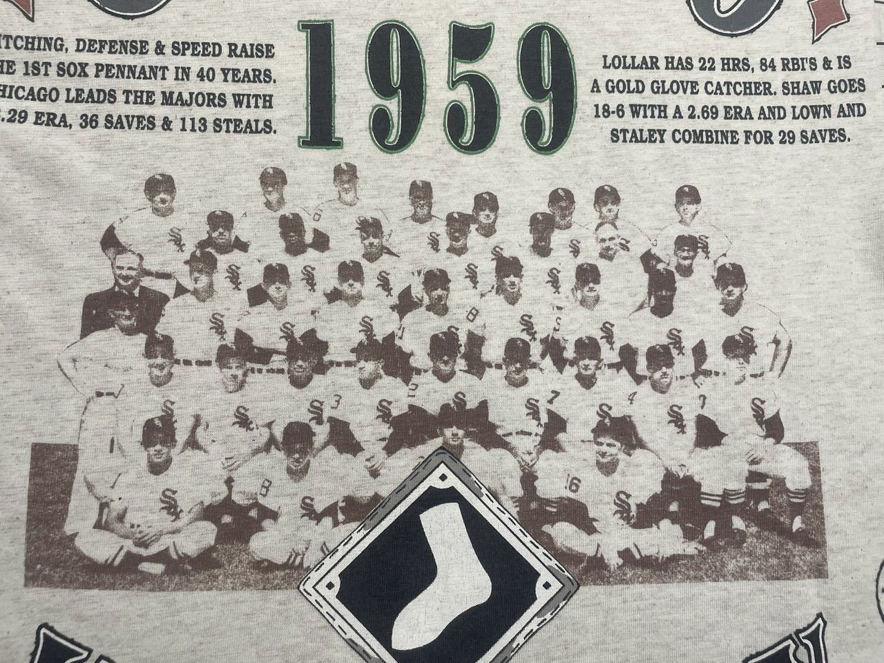 Vintage Vintage Chicago White Sox 1990 Size US L / EU 52-54 / 3 - 3 Thumbnail