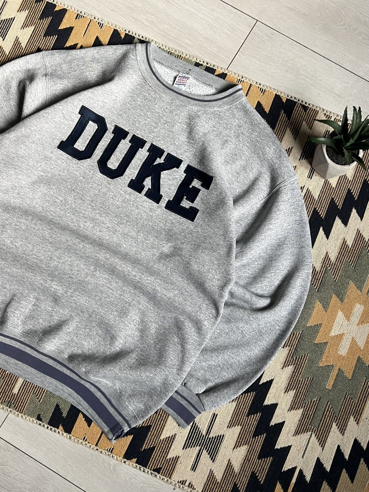 Vintage Vintage Duke American College University Sweatshirt Size US L / EU 52-54 / 3 - 3 Thumbnail