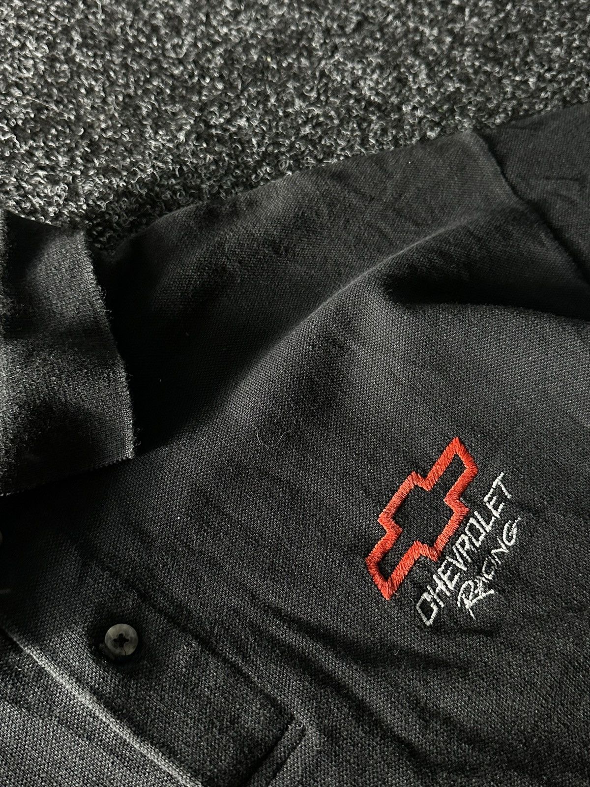 Chevrolet × Fruit Of The Loom 80s FRUIT OF THE LOOM CHEVROLET Chevy Vintage Polo RARE Size US XL / EU 56 / 4 - 3 Thumbnail