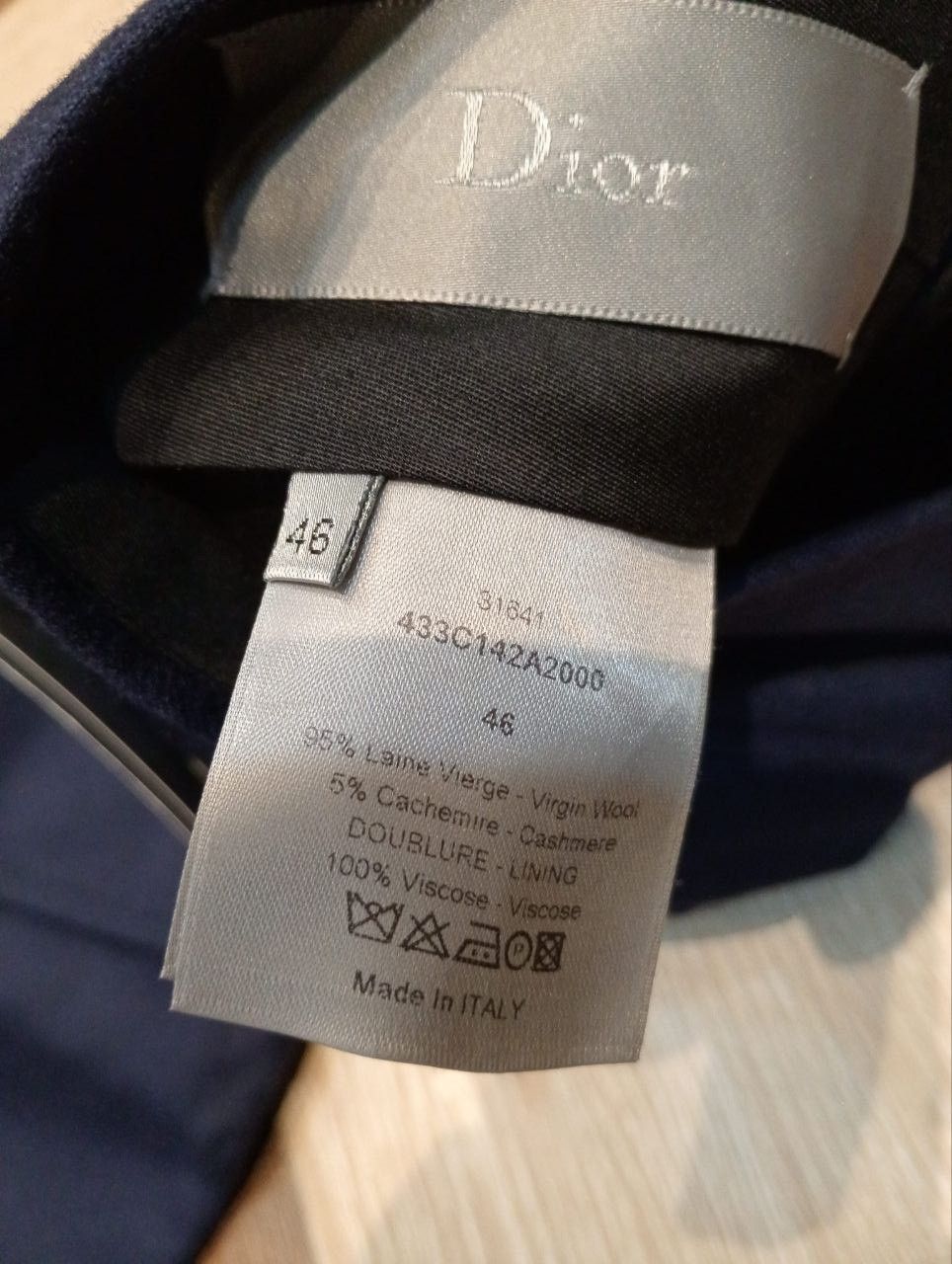 Dior DIOR HOMME PANTALONI SLIM FIT WOOL CARGO PANTS Size US 33 - 9 Thumbnail