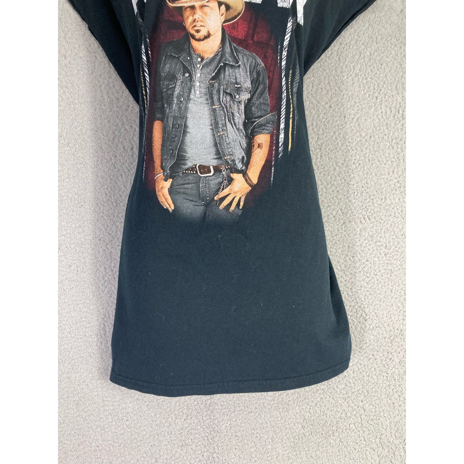 Band Tees Jason Aldean Six String Circus Womens 2XL Black T-Shirt Size XXL / US 16-18 / IT 52-54 - 7 Thumbnail
