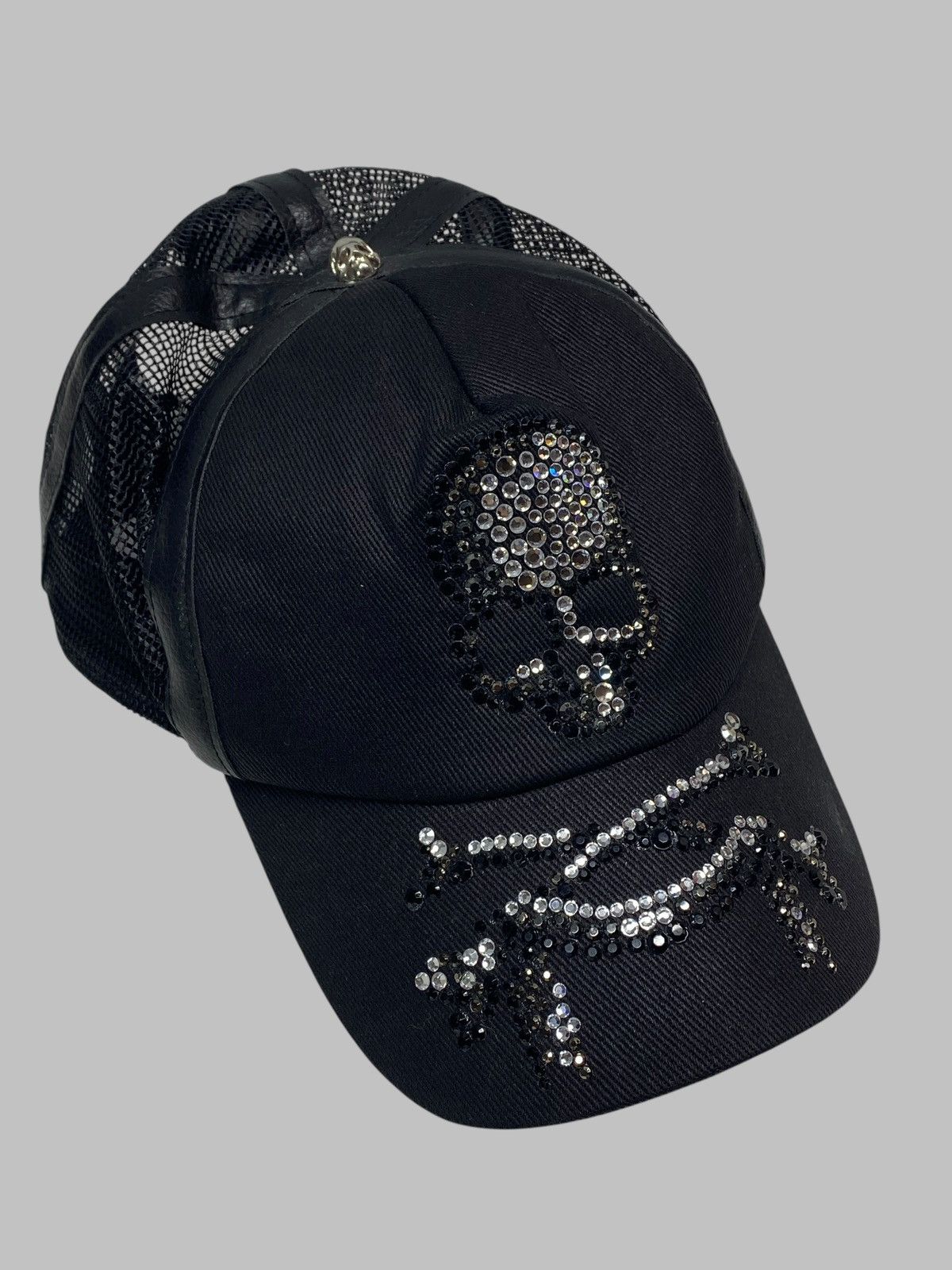 Other Jupiter Juno Rhinestones Skull Mesh Cap 14th Addiction Style Size ONE SIZE - 9 Thumbnail
