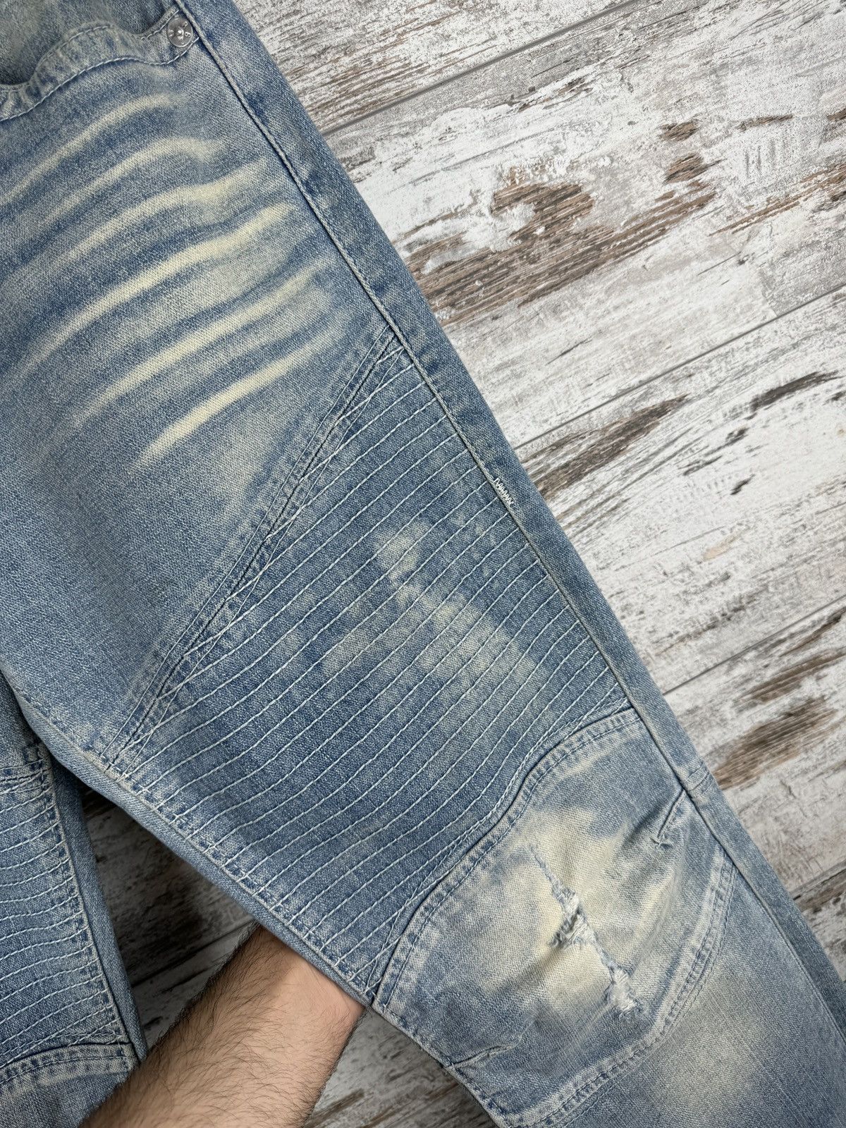 Japanese Brand × True Religion Mens True Religion SKINNY MOTO NATURAL SN jeans denim y2k Size US 33 - 10 Thumbnail