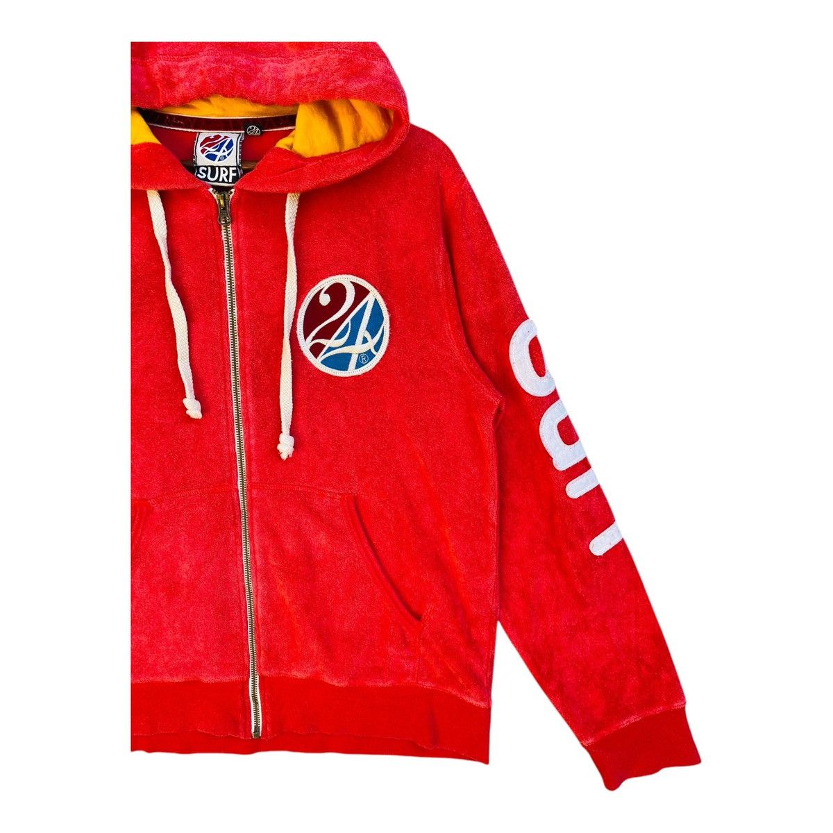Sun Surf Vintage 24Karats Surf Fleece Hoodie Fullzip Big Logo Size M Size US M / EU 48-50 / 2 - 5 Thumbnail