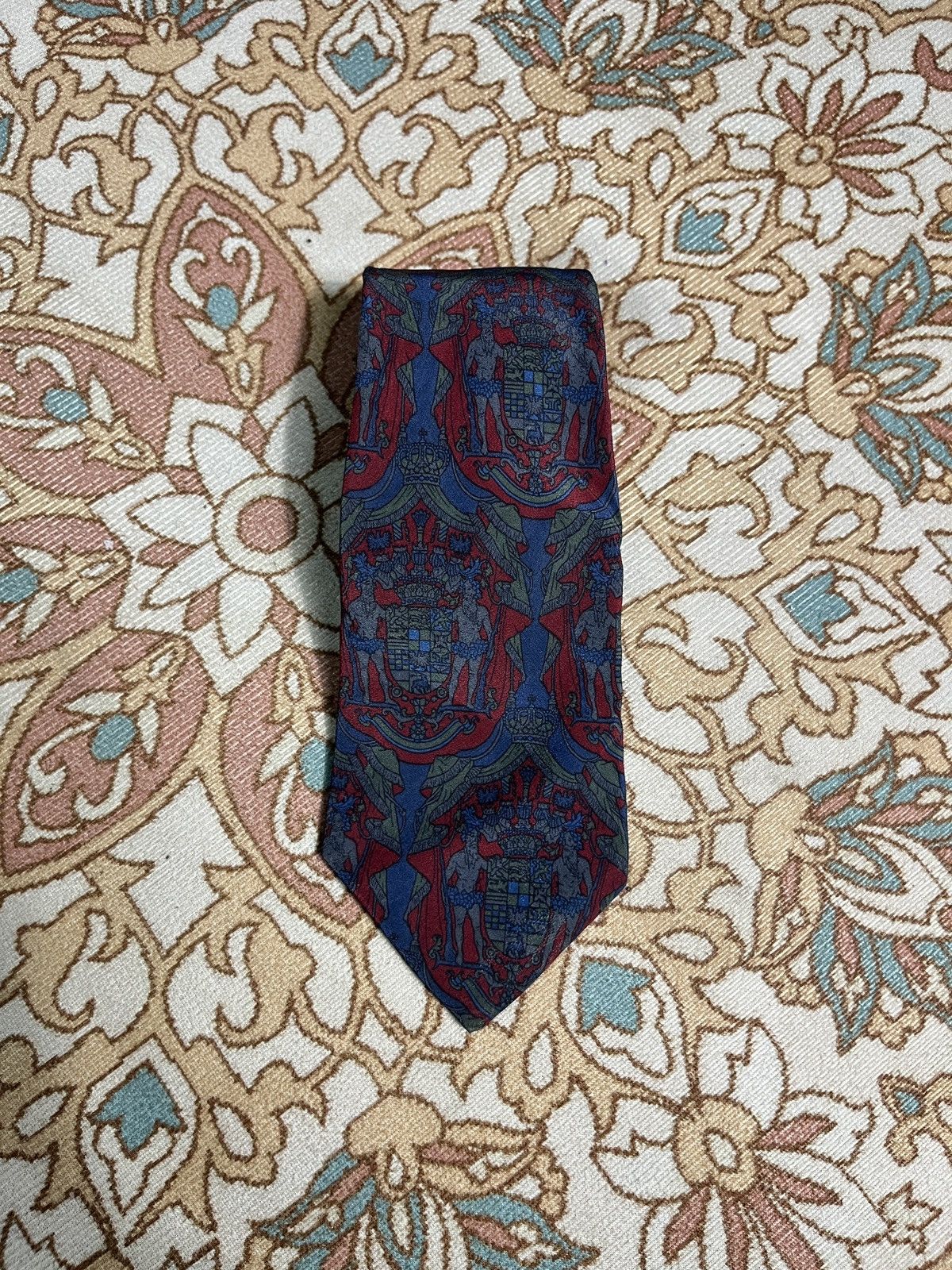 Balenciaga Balenciaga Vintage Silk Tie Size ONE SIZE - 1 Thumbnail