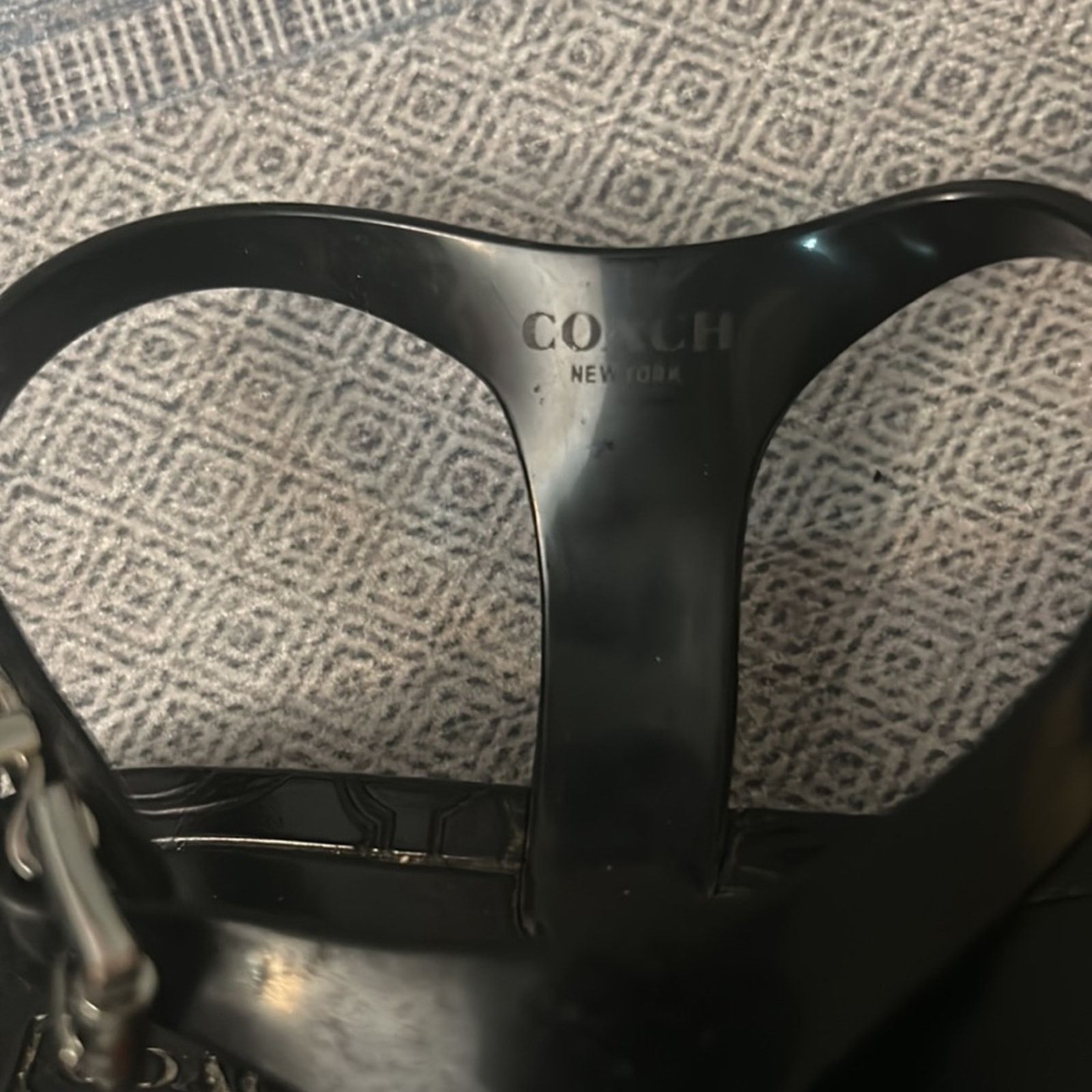 Coach Coach Piccadilly Black Jelly Sandals 6B Size US 6 / IT 36 - 7 Thumbnail