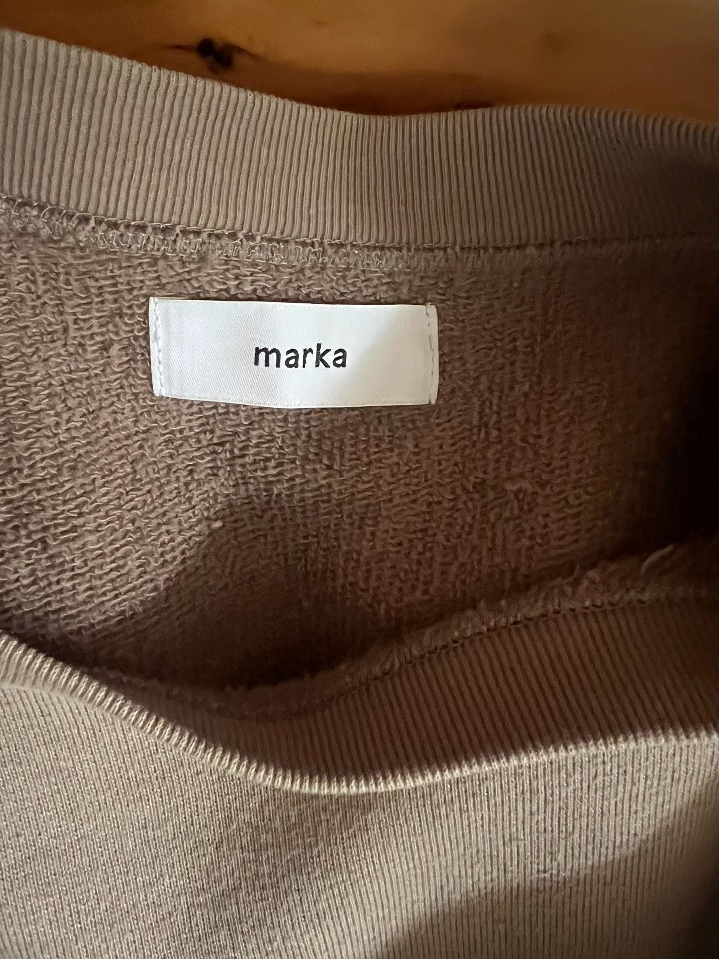 Markaware Marka Beige Oversized Crewneck Sweatshirt Size US M / EU 48-50 / 2 - 9 Thumbnail