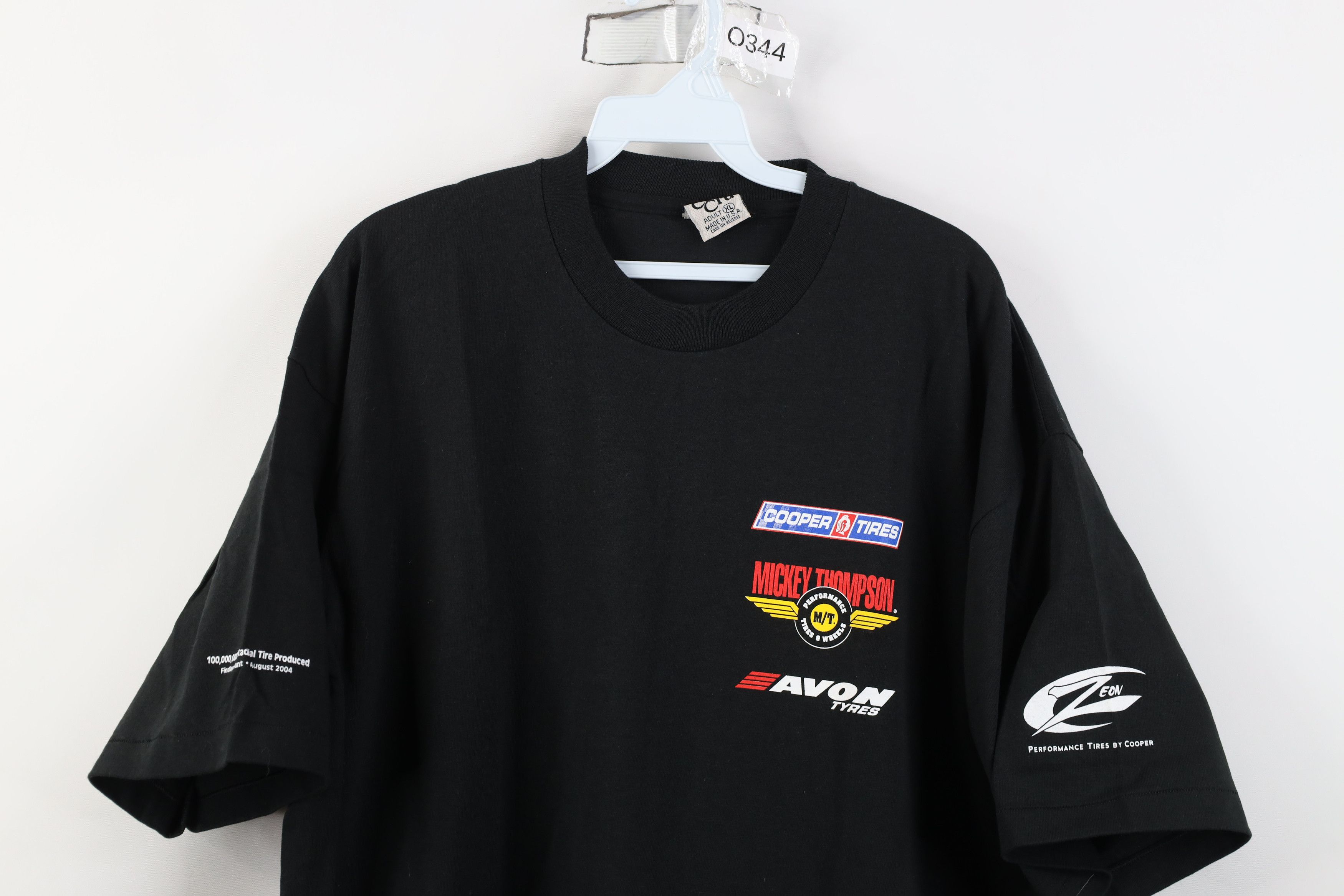 Vintage Vintage Y2K 2004 Motorsports Mickey Thompson Avon T-Shirt Size US XL / EU 56 / 4 - 2 Thumbnail