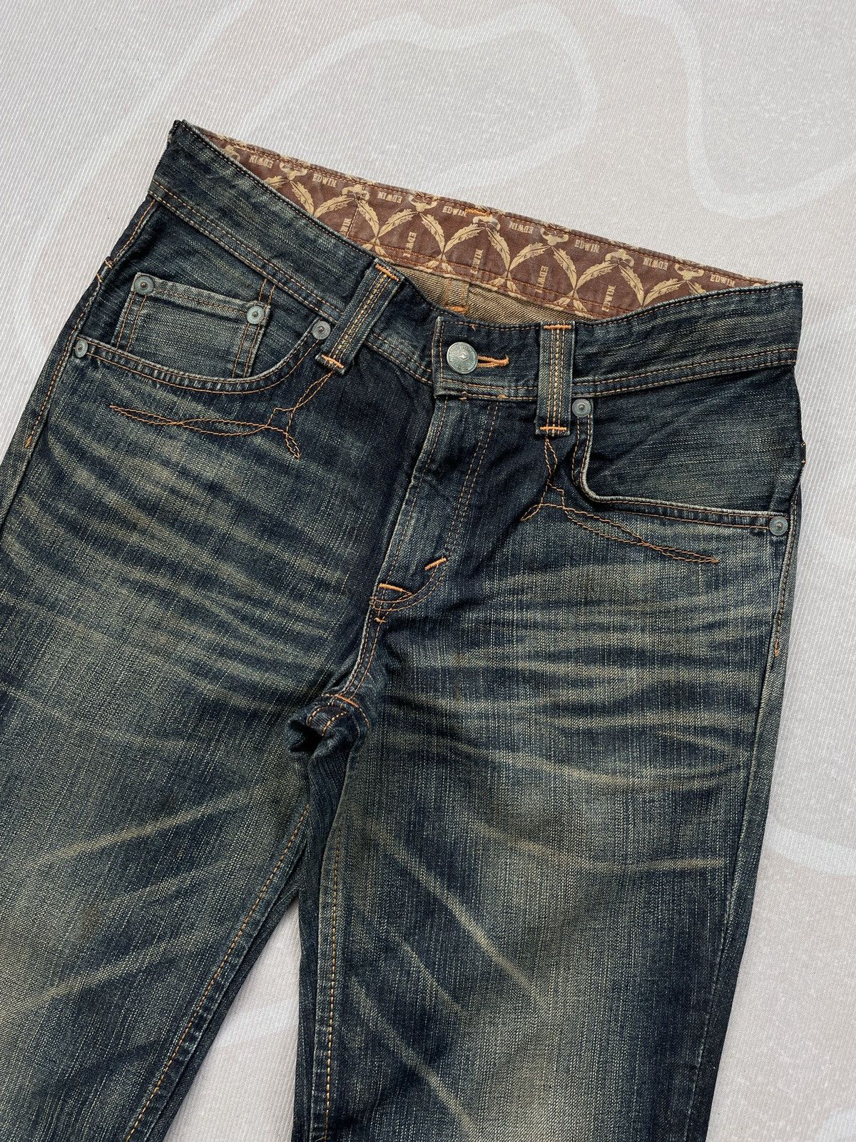 Edwin × Japanese Brand Edwin 431 XVS Jeans (LG158) Size US 30 / EU 46 - 3 Thumbnail