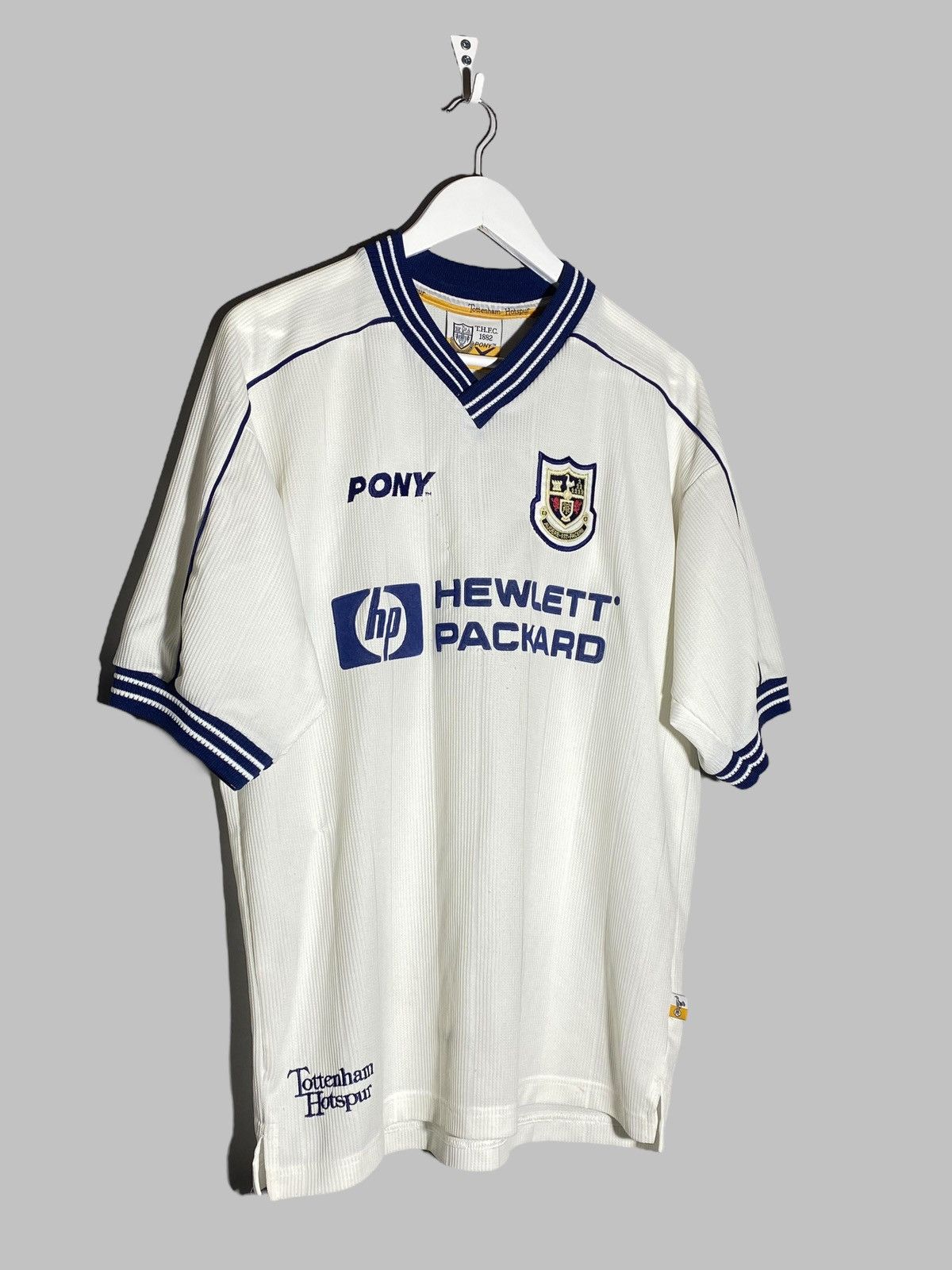 Vintage Pony Tottenham Hotspur 1997/98 Home Football Shirt Jersey Size US M / EU 48-50 / 2 - 3 Thumbnail