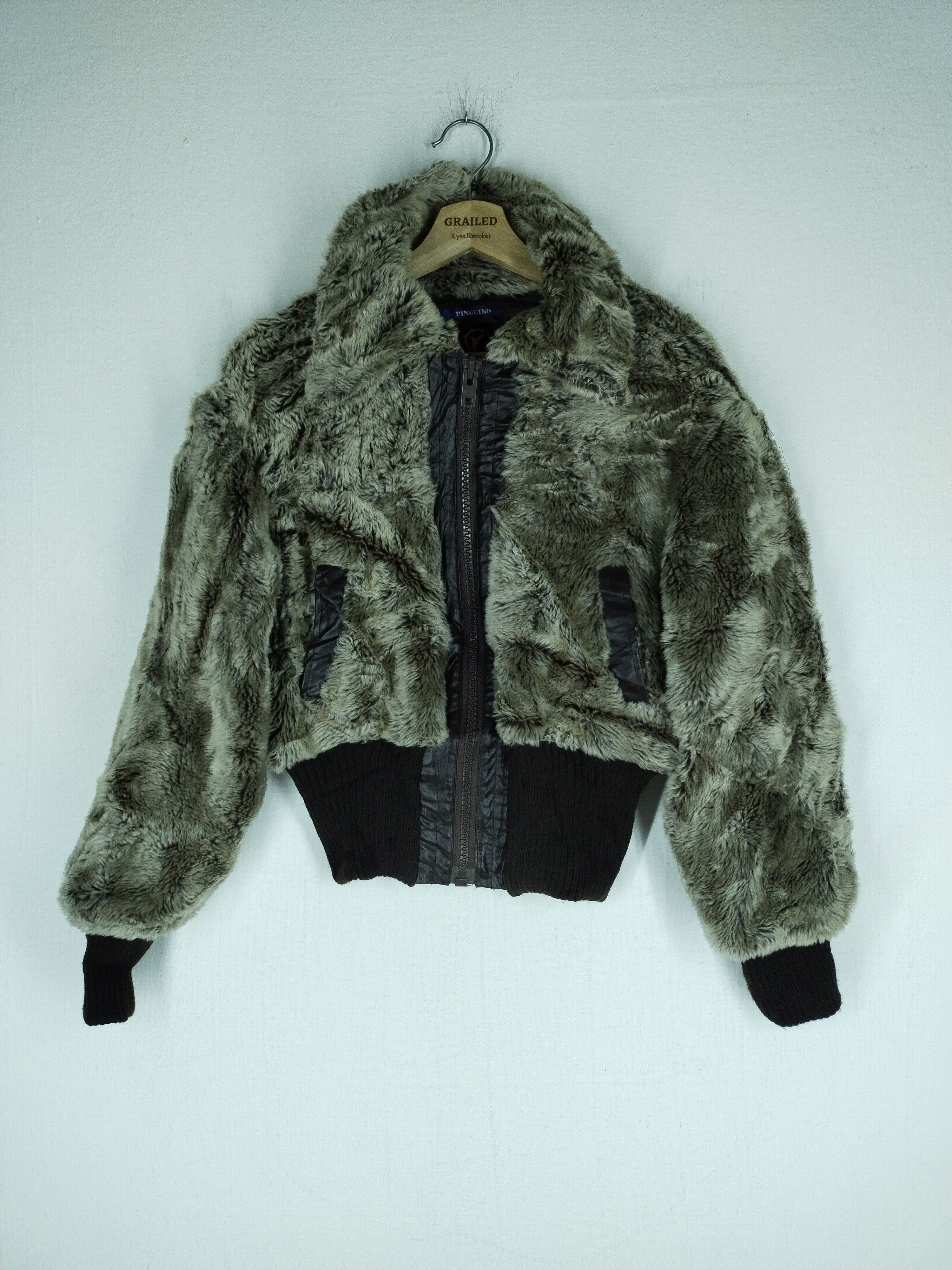Other 🔥 Vtg Beautiful Faux Fur Coat Pinguino Coat Size M / US 6-8 / IT 42-44 - 2 Thumbnail