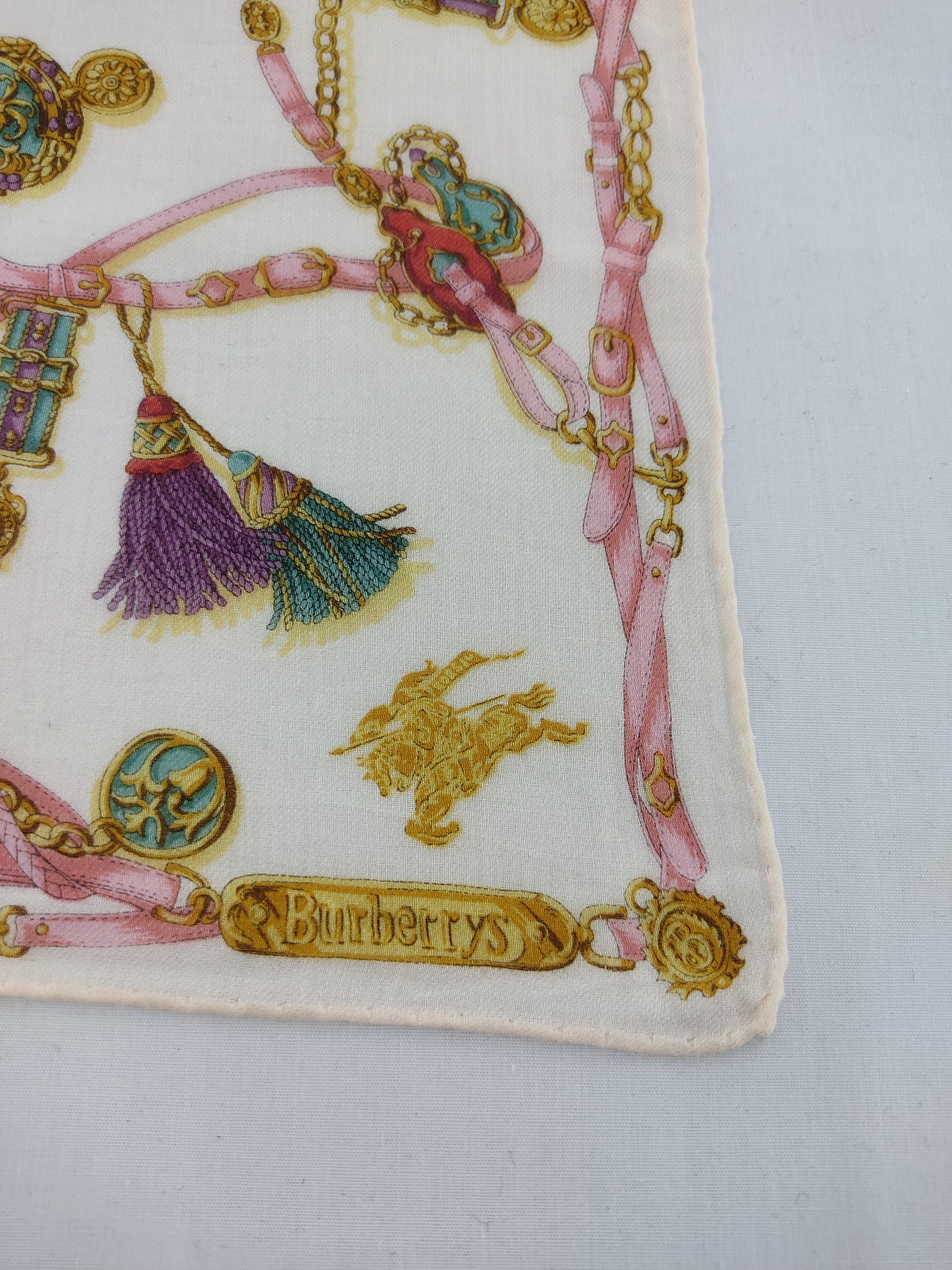 Burberry × Vintage Vintage Burberry Handkerchief / Neckwear / Bandana Size ONE SIZE - 5 Thumbnail